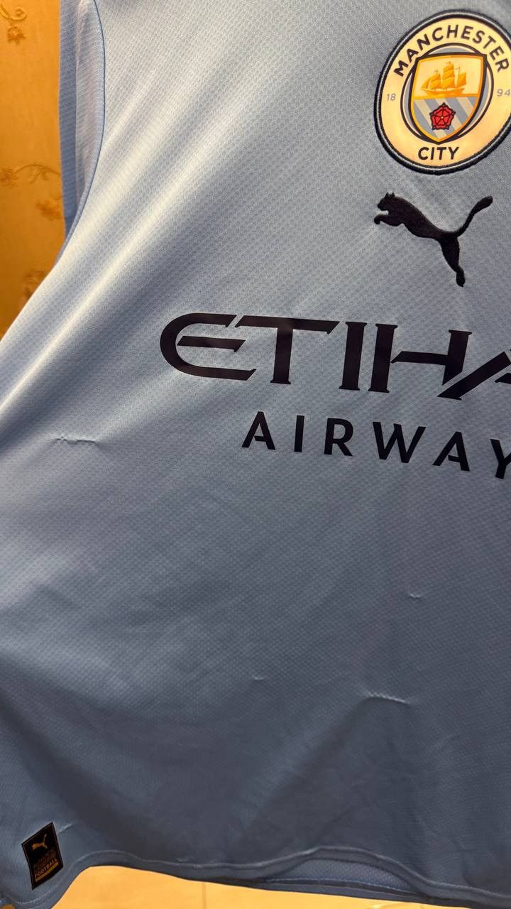 Puma MANCHESTER CITY 2022 2023 HAALAND HOME SHIRT FOOTBALL SOCCER Size US L / EU 52-54 / 3 - 4 Thumbnail