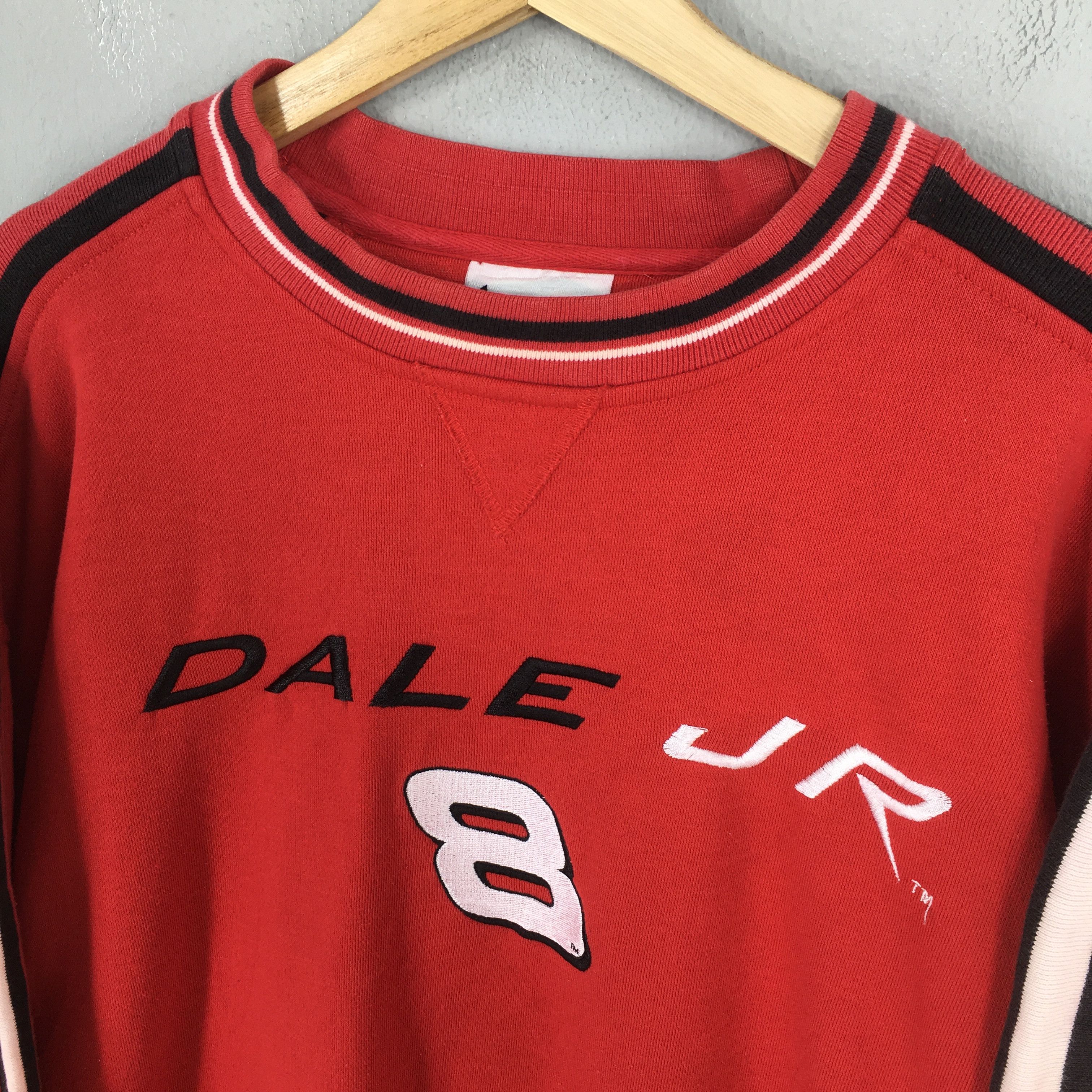 NASCAR Vintage Nascar Dale Earnhardt Jr. Red Sweatshirt XLarge Size US XL / EU 56 / 4 - 3 Thumbnail