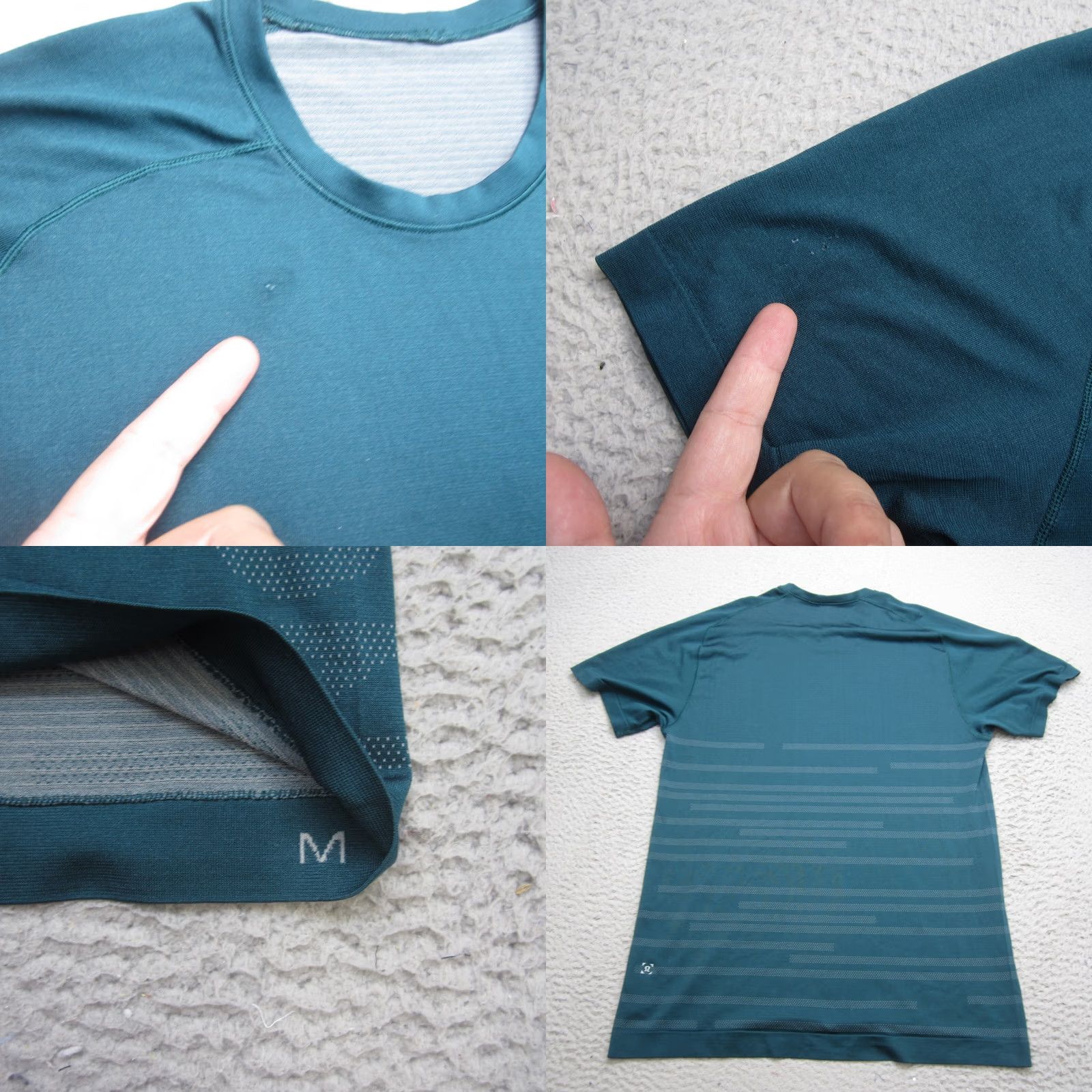 Lululemon Lululemon Metal Vent Tech Shirt Mens M Blue Running Training Performance Stretch Shirt Size US M / EU 48-50 / 2 - 8 Thumbnail