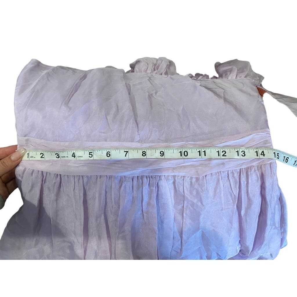 Rachel Zoe RACHEL ZOE Susanna One Shoulder Ruffled Maxi Gown Lilac 8 Size M / US 6-8 / IT 42-44 - 6 Thumbnail