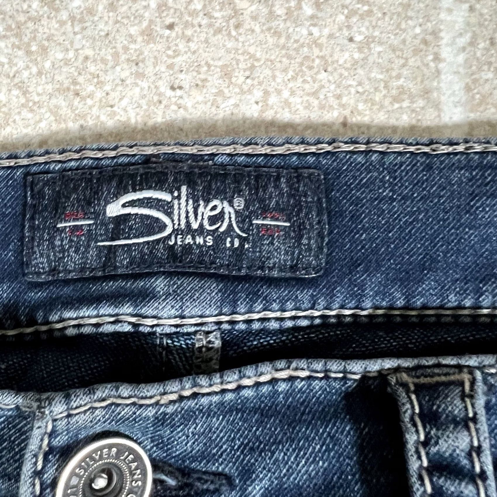 Silver Jeans Co. Silver Jeans Co. Men’s Jeans 36x30 Blue Denim Relaxed Straight Leg Baggy Size US 36 / EU 52 - 5 Thumbnail