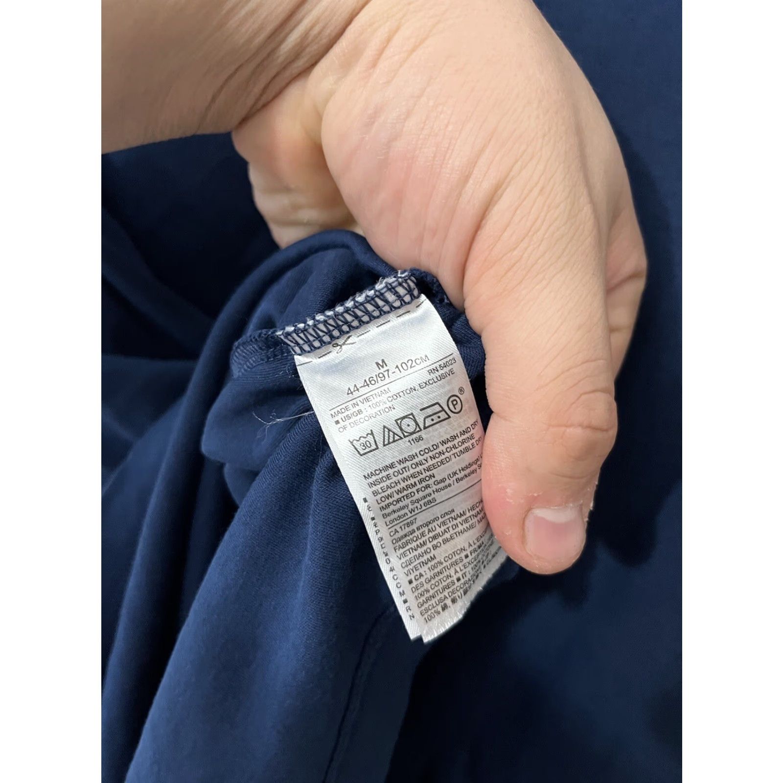 Banana Republic VINTAGE Banana Republic Polo Shirt Men Medium Navy Blue Casual Short Sleeve Knit 100% Cotton Size US M / EU 48-50 / 2 - 5 Thumbnail