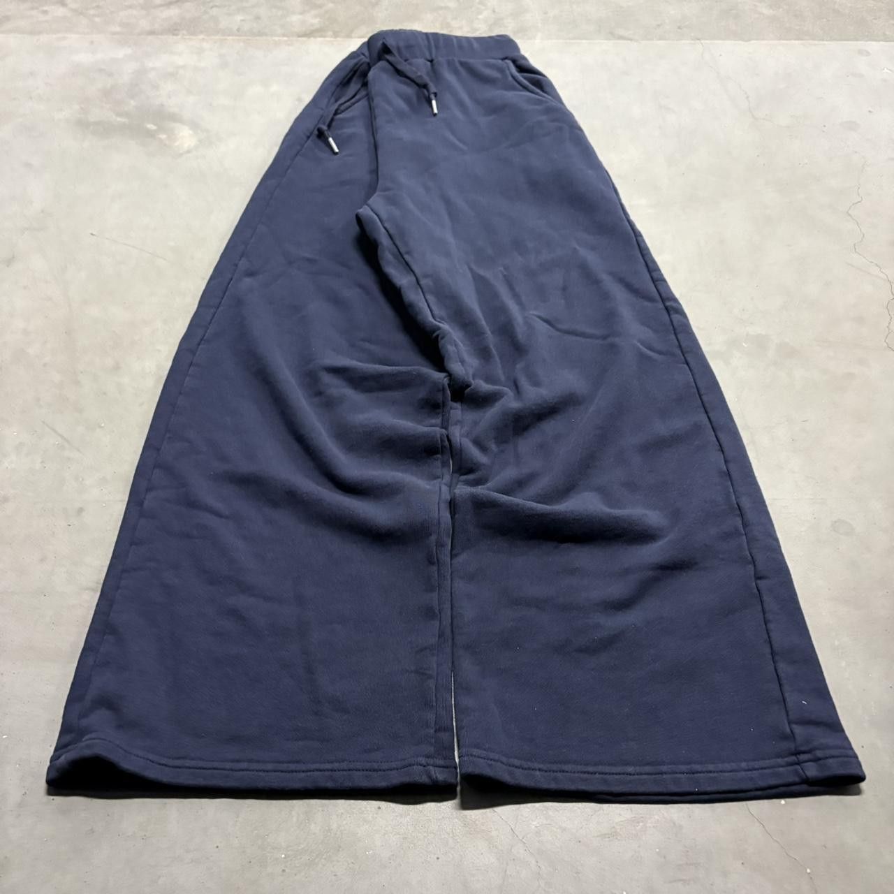 Vintage Crazy Vintage Y2K/2000s Baggy Navy Blue Loungewear Sweatpants! Size US 32 / EU 48 - 2 Thumbnail
