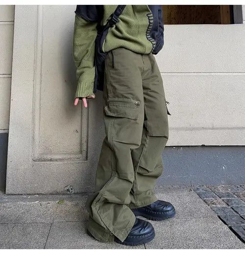 Vintage Makihara x Hiro Multi Pocket Olive Green Cargo Pants Size US 28 / EU 44 - 3 Thumbnail