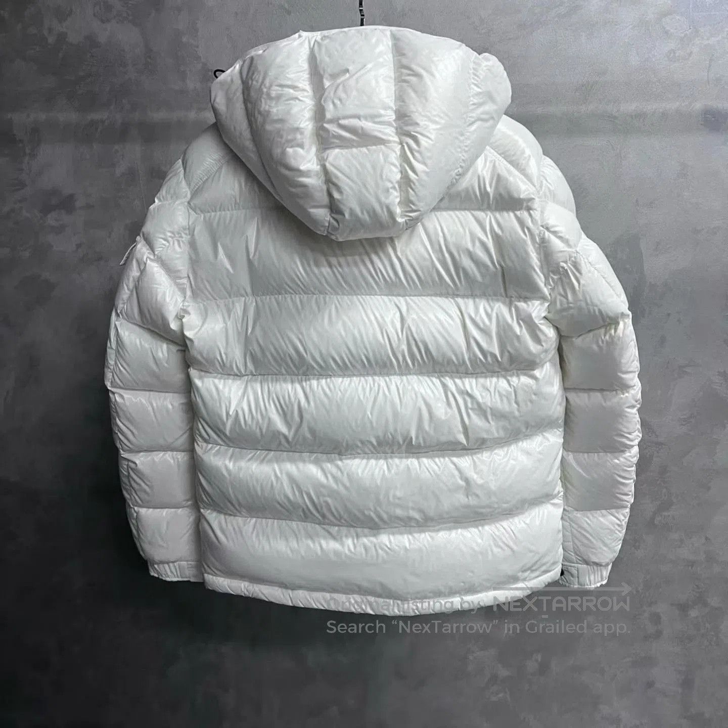 Moncler Moncler White Down Hooded Jacket. Size US L / EU 52-54 / 3 - 2 Thumbnail