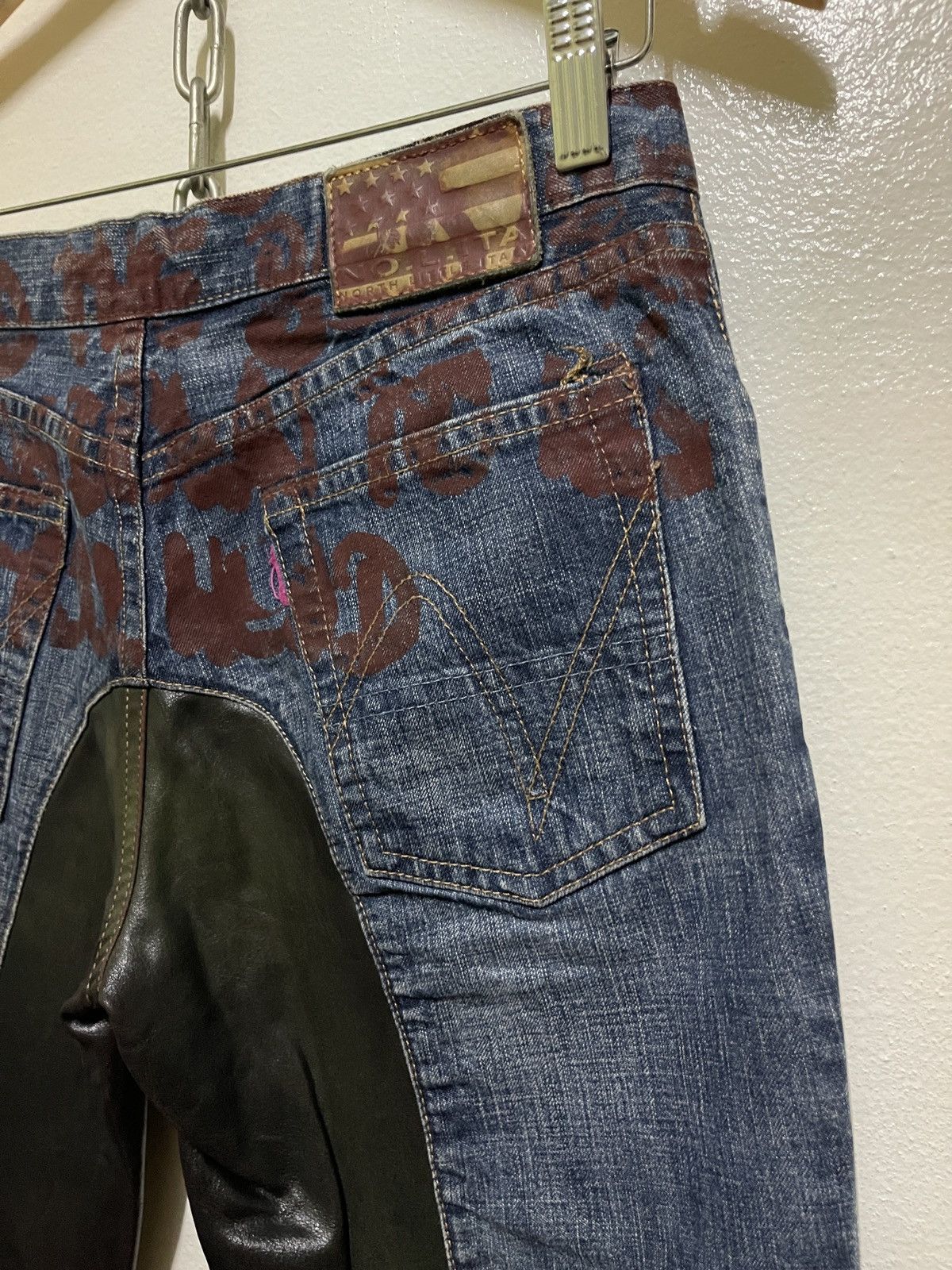 Vintage North Little Italy Hybrid Jeans Size 28" / US 6 / IT 42 - 12 Thumbnail