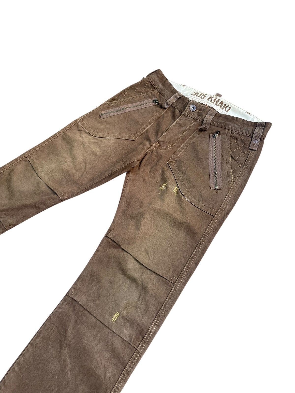 Edwin Edwin 505 Khaki Size US 33 - 2 Thumbnail