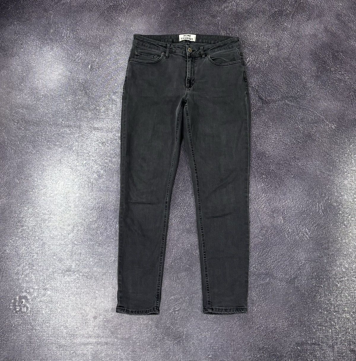 Acne Studios Acne Studios Skin 5 Used Black Women’s Luxury Slim Jeans Size 30" / US 8 / IT 44 - 1 Thumbnail