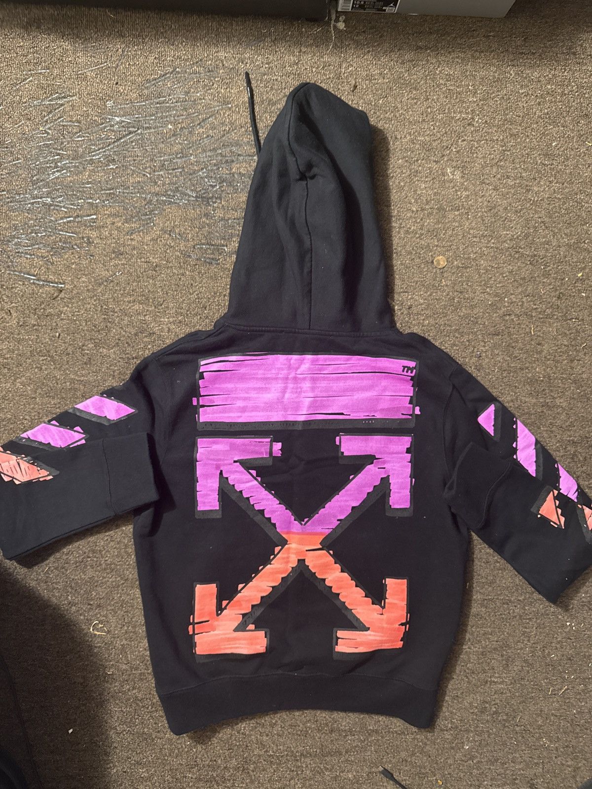 Off-White Off white Marker Slim Hoodie Size US M / EU 48-50 / 2 - 3 Thumbnail
