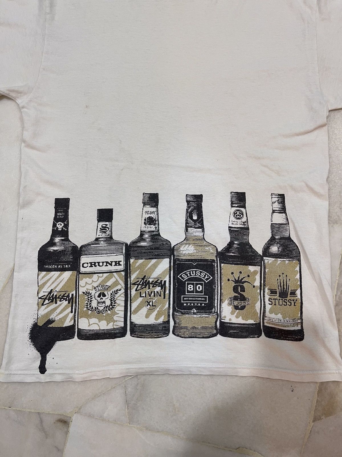 Stussy Vintage Stussy Bottle Print Tee Size US M / EU 48-50 / 2 - 3 Thumbnail