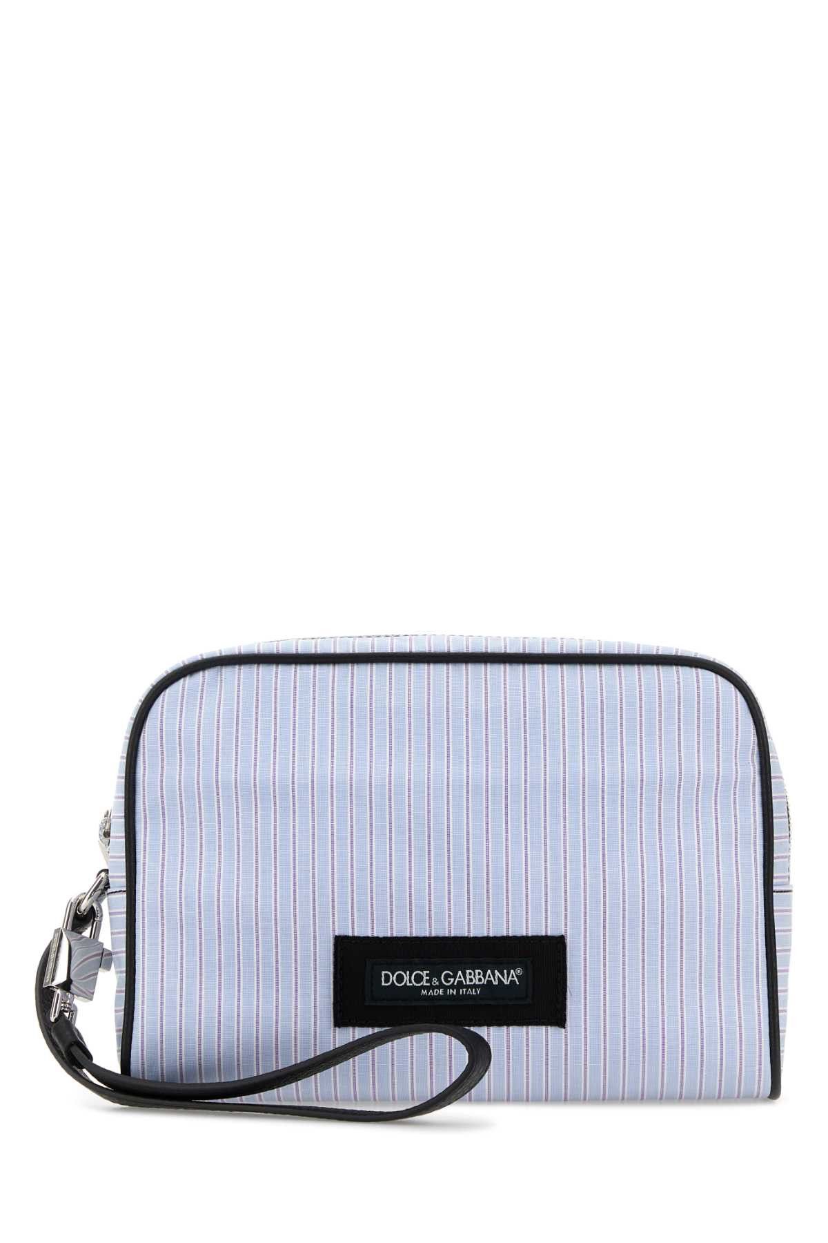Dolce & Gabbana Embroidered Poplin Clutch Size ONE SIZE - 1 Thumbnail
