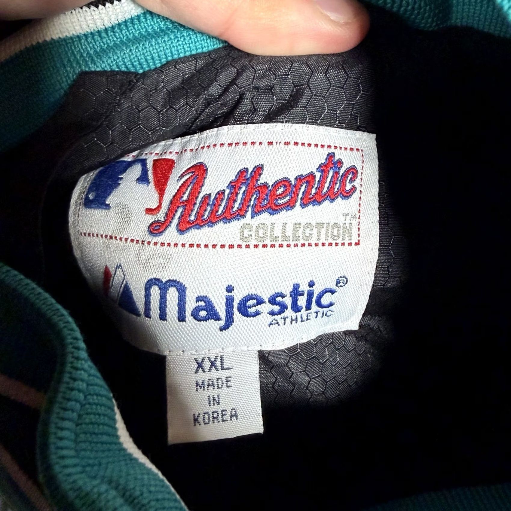 MLB VINTAGE Majestic Florida Marlins Jacket Bomber Mens XXL Black MLB Full Zip Size US XXL / EU 58 / 5 - 6 Thumbnail