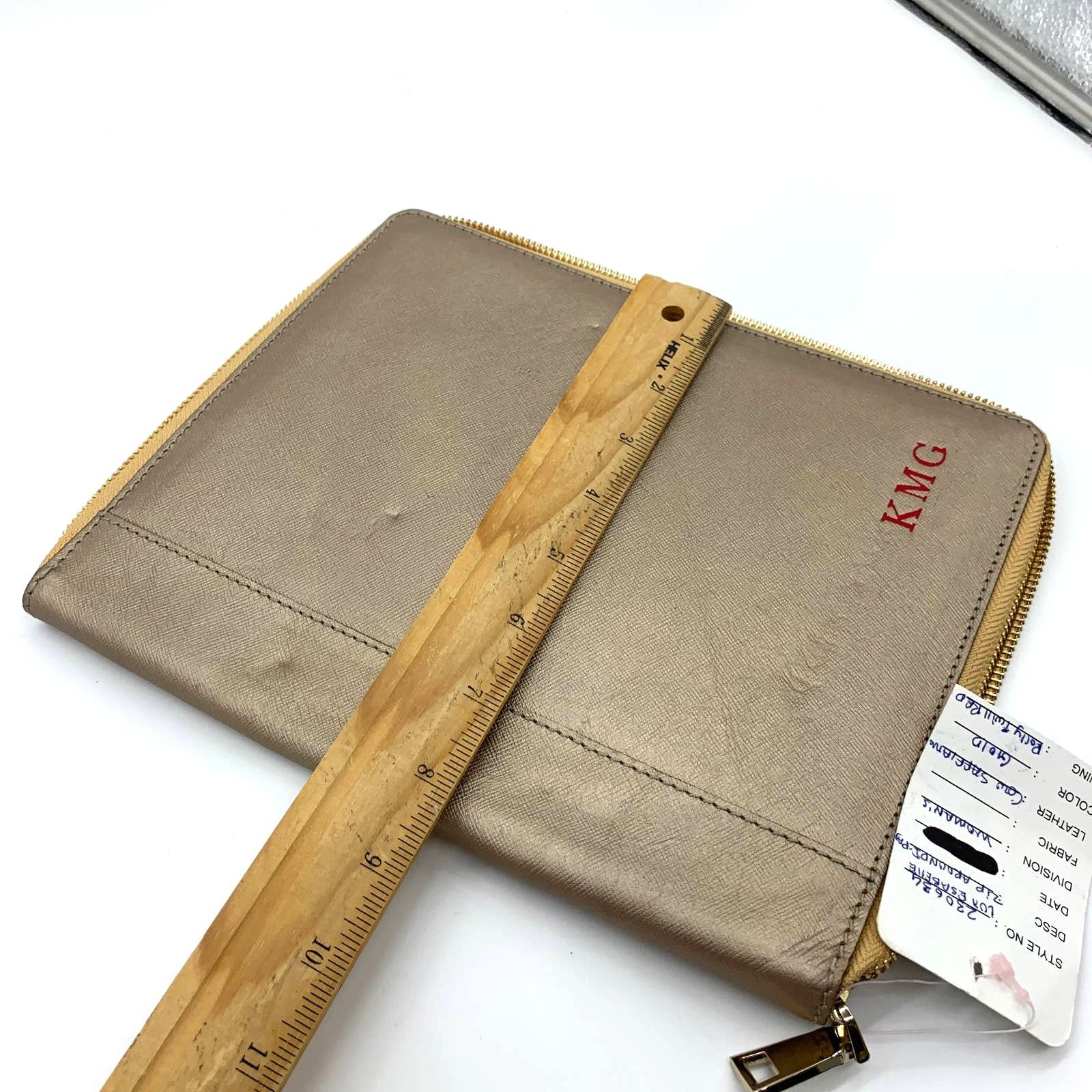 Banana Republic Banana Republic Tablet Case Zip Around Small Bag Gold Color Size ONE SIZE - 5 Thumbnail