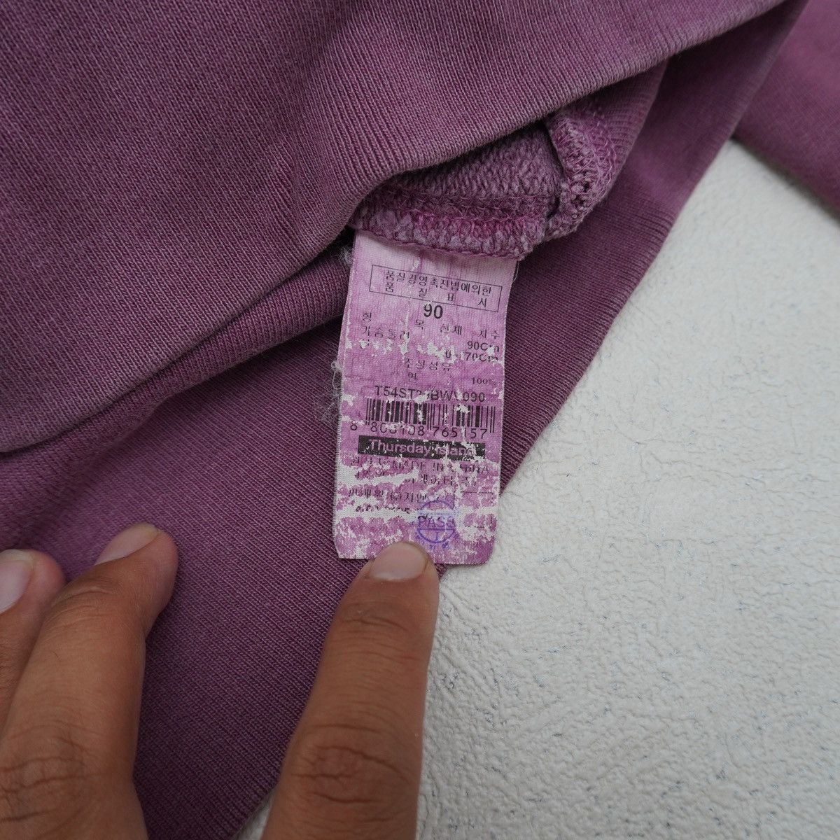 Japanese Brand 90s Japanese Distressed Hoodie Bead Drawstring lgb style Size US M / EU 48-50 / 2 - 16 Thumbnail