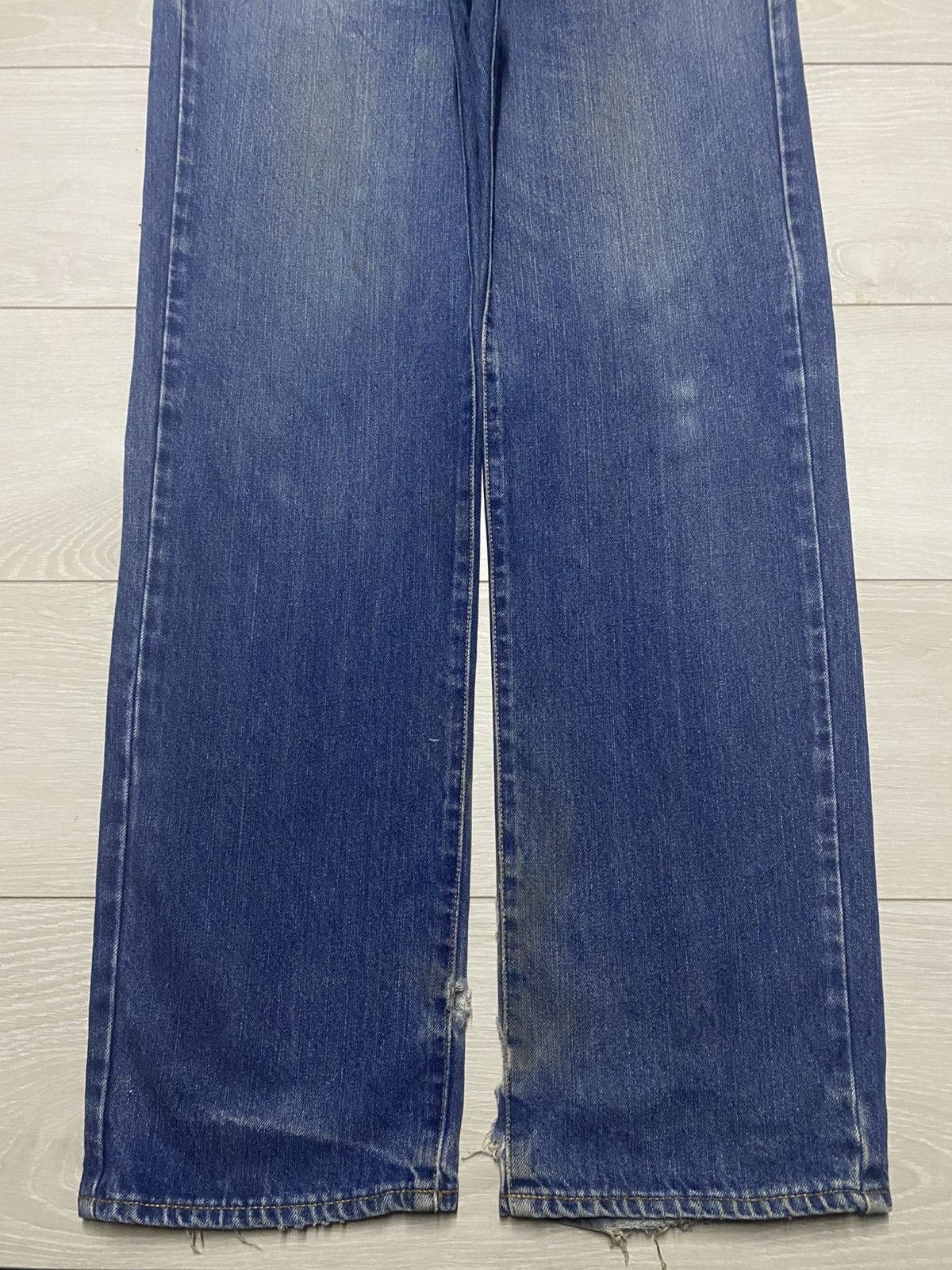 Undercover × Uniqlo Vintage Warehouse & co Mud Wash Distressed Loose Jeans Size US 33 - 5 Thumbnail