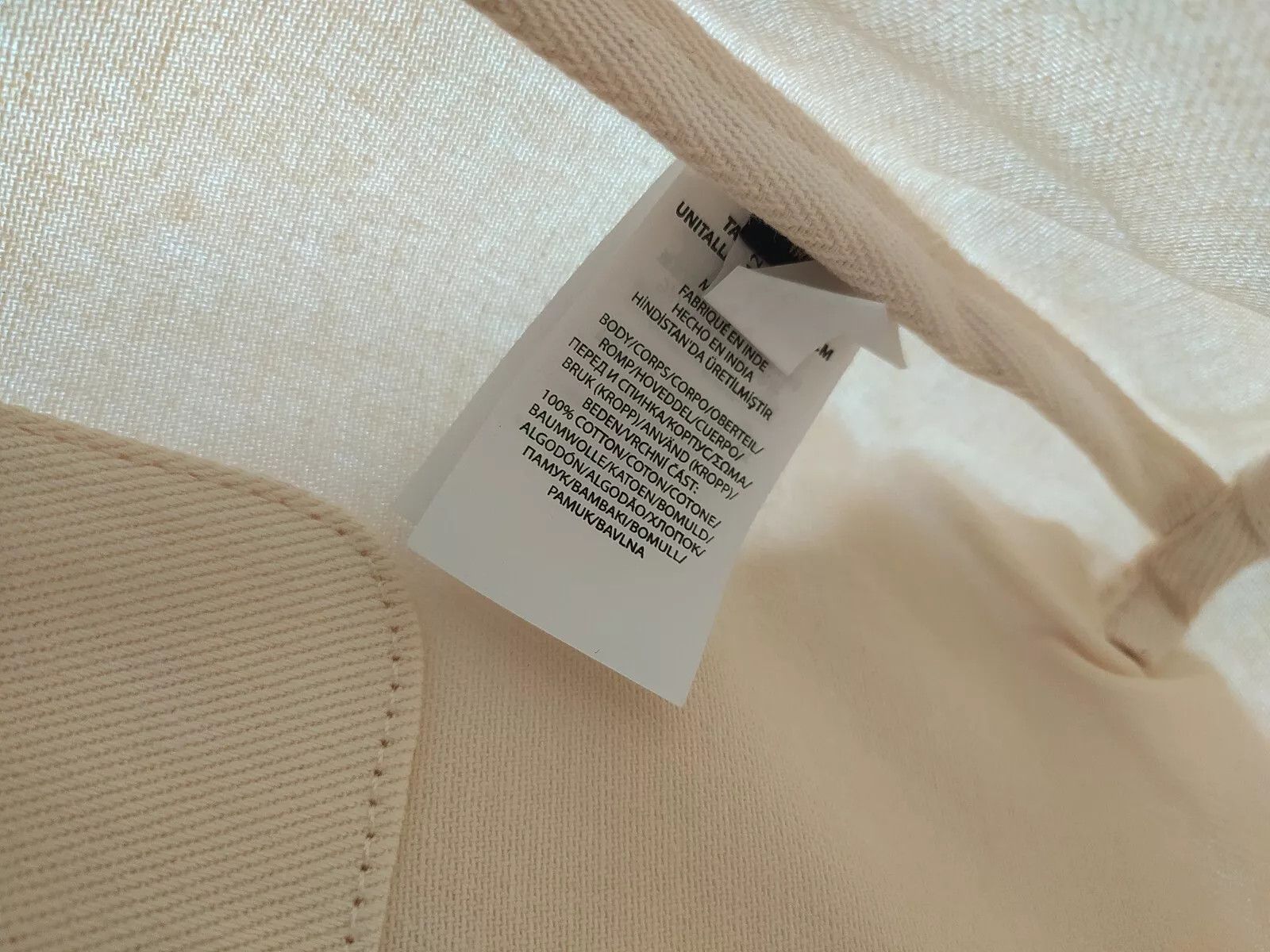 Polo Ralph Lauren Polo Ralph Lauren Polo Bear Cotton Canvas Tote Bag IFD 8039 Size ONE SIZE - 10 Thumbnail