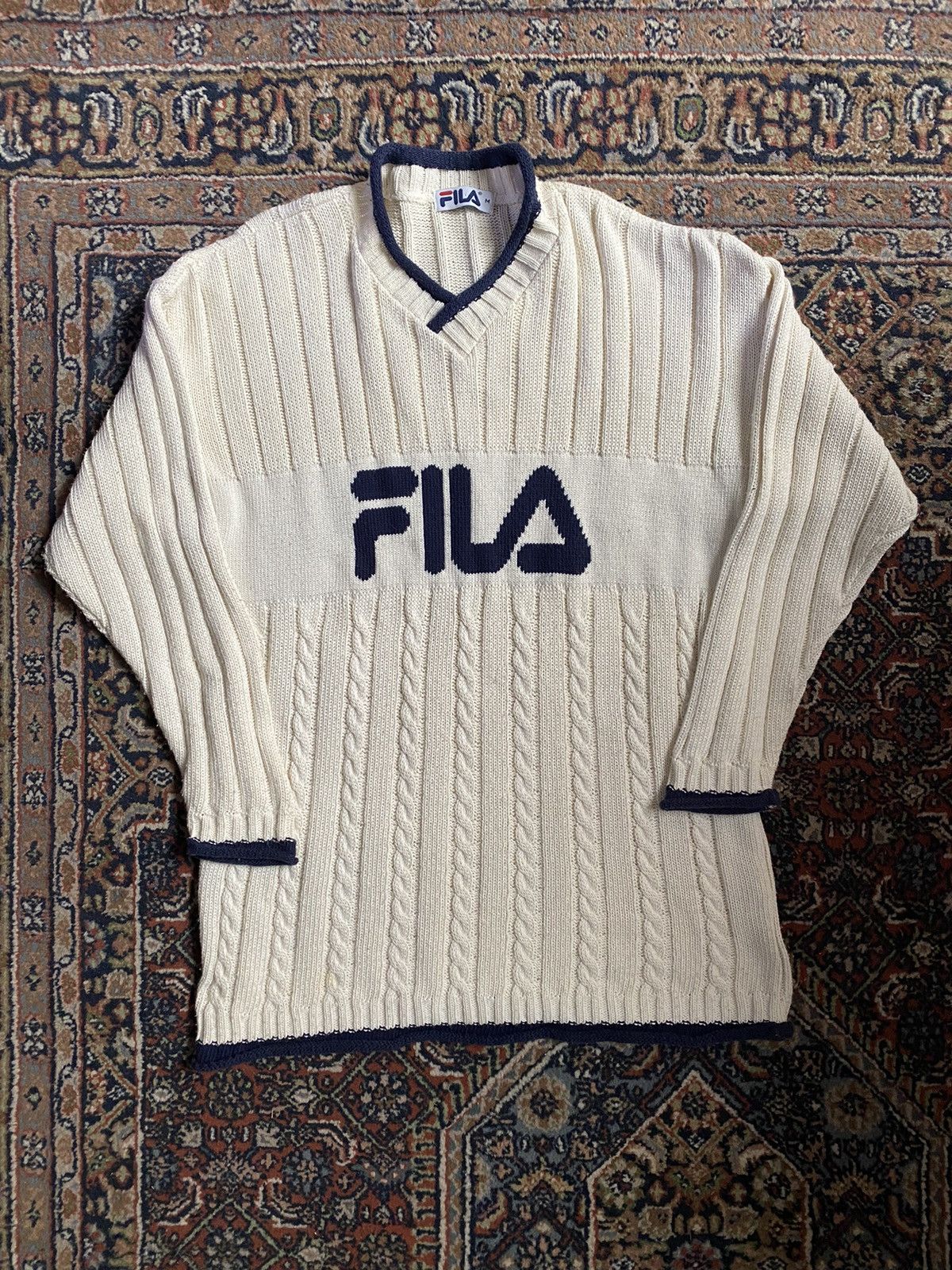 Fila Knit Sweater 90s