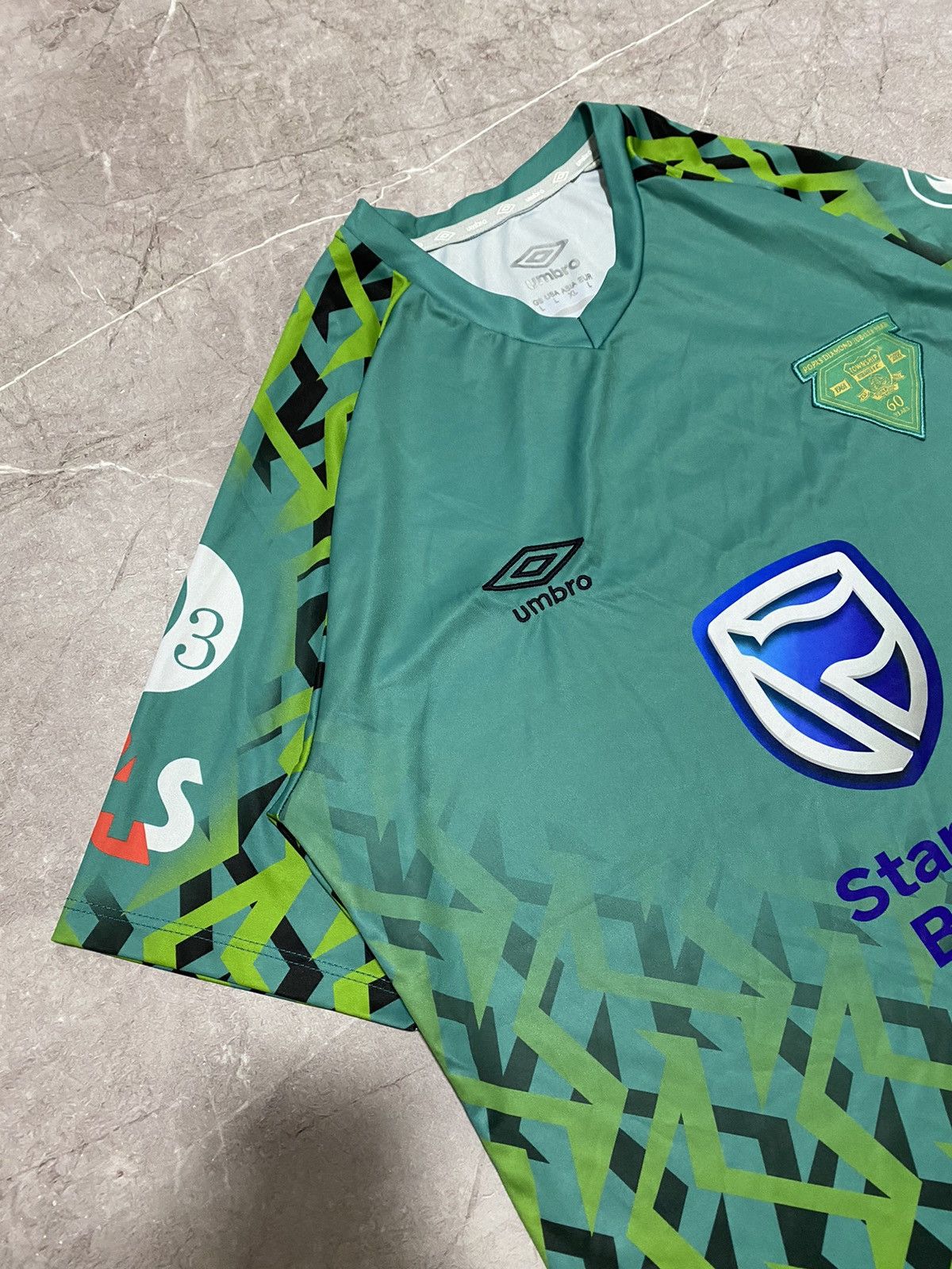 Umbro Township Rollers FC Botswana Umbro 2022 Home Soccer Jersey Size US L / EU 52-54 / 3 - 5 Thumbnail