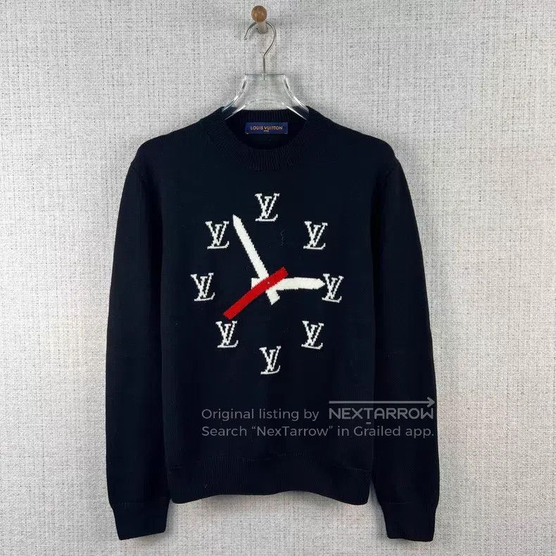 Louis Vuitton Louis Vuitton SS23 clock patterned intarsia pullover long Size US S / EU 44-46 / 1 - 1 Thumbnail