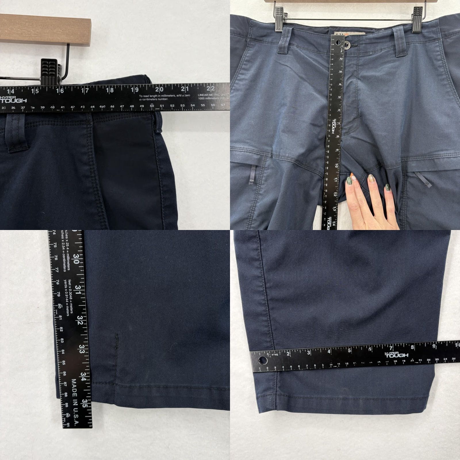 Vintage 5.11 Tactical Apex Pants Mens 40x36 Navy Blue Cargo Utility Outdoors Workwear Size US 40 / EU 56 - 8 Thumbnail