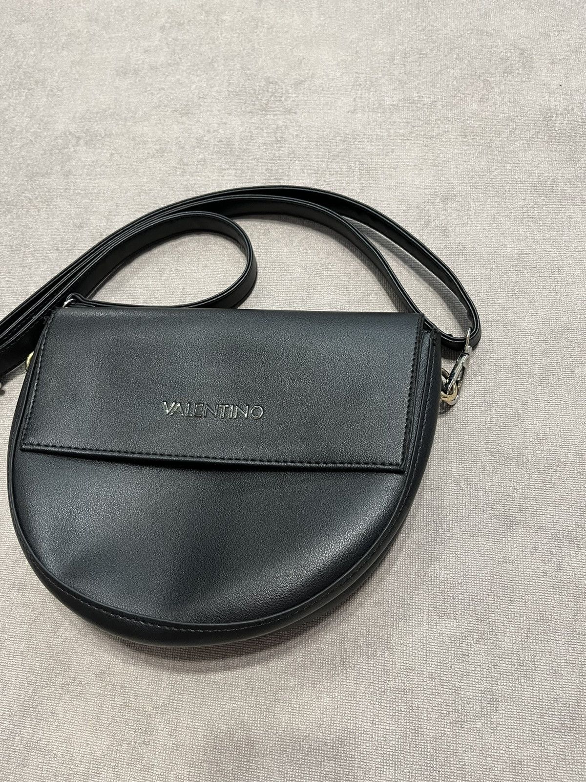 Valentino Valentino Spa Womens Black Shoulder Bag Logo Luxury Size ONE SIZE - 3 Thumbnail