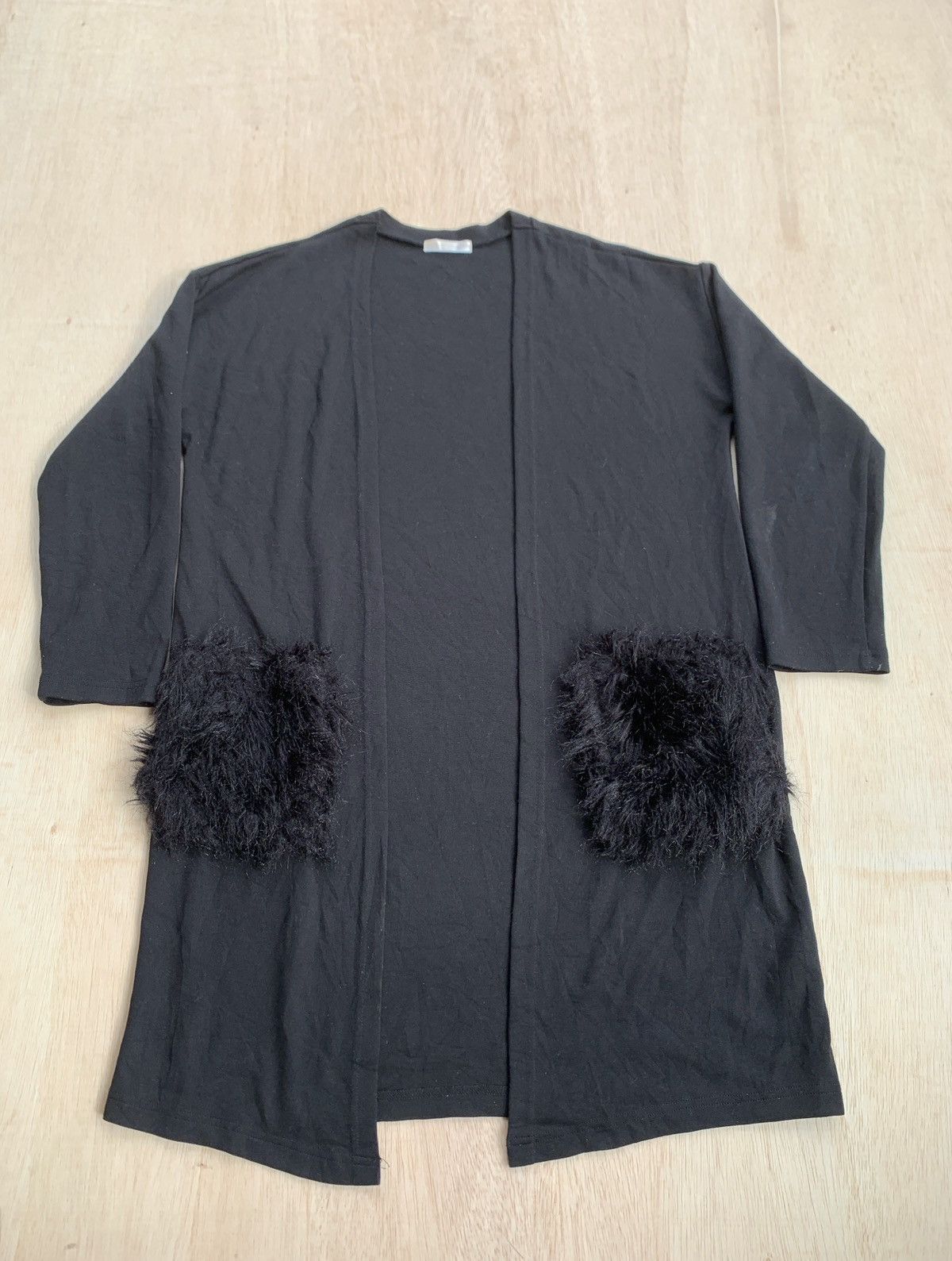If Six Was Nine × Japanese Brand × Le Grande Bleu (L.G.B.) Dreskip Fur Pocket Cardigan Ifsixwasnine Lgb style Size ONE SIZE - 1 Thumbnail