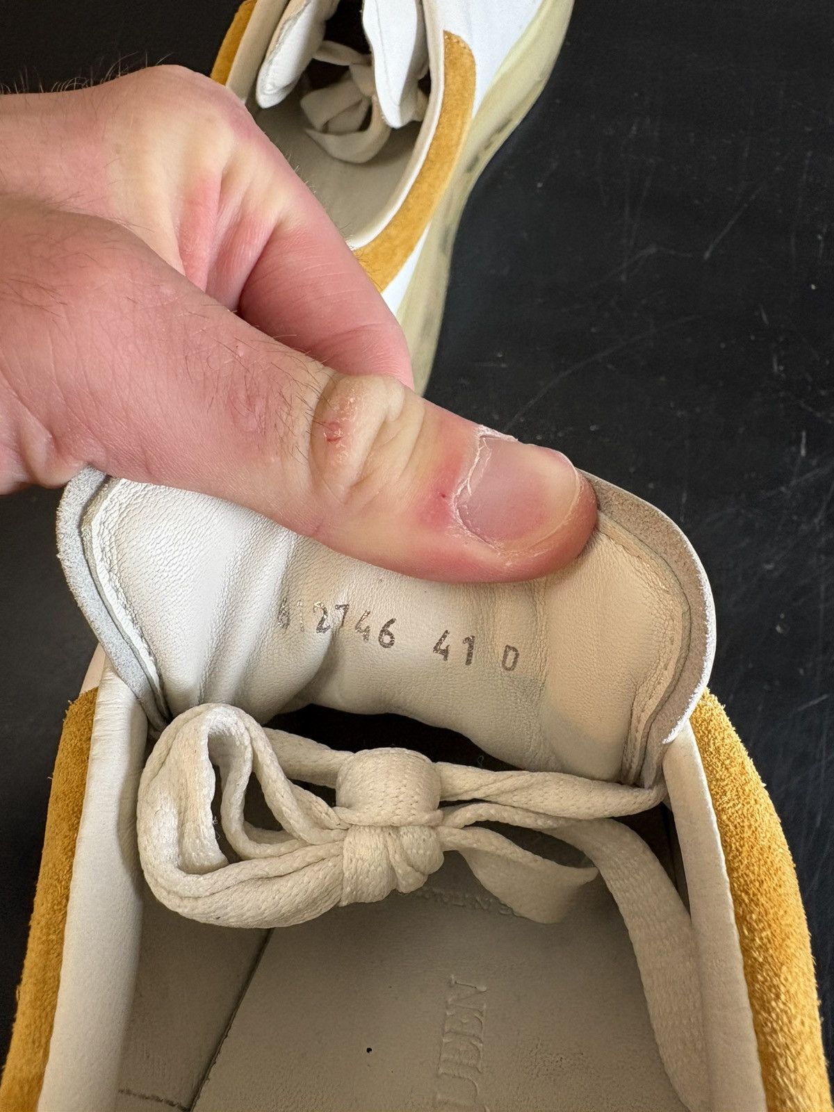 Alexander McQueen Alexander McQueen Oversized Leather Sneakers Bubble Yellow Size US 8 / EU 41 - 8 Thumbnail