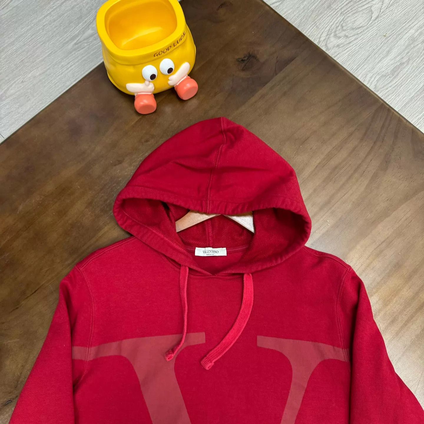 Valentino Valentino big logo red hoodie like new size S Size S / US 4 / IT 40 - 3 Thumbnail