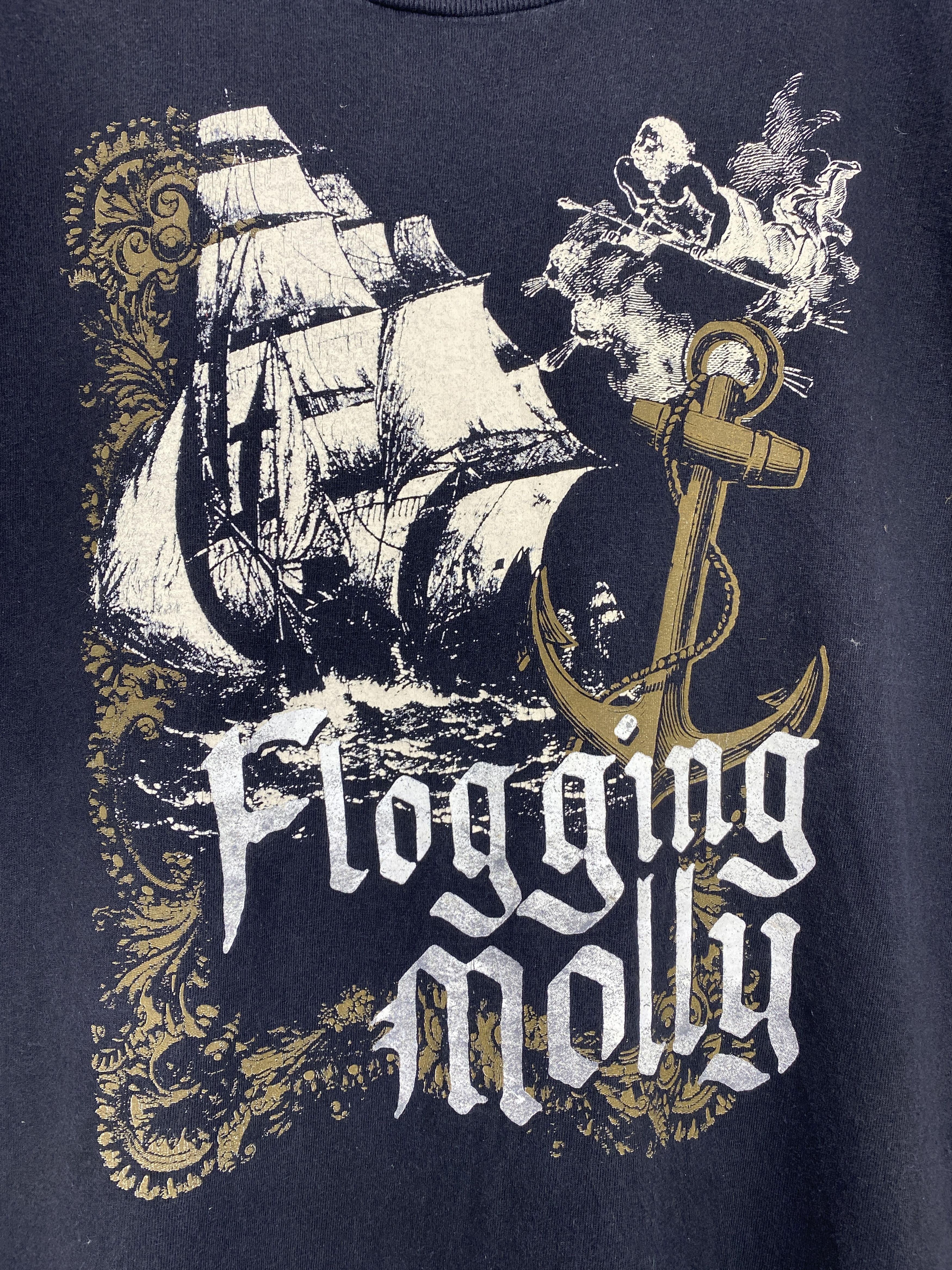 Band Tees × Vintage Vintage Flogging Molly Punk Band Tee TA0652 Size US L / EU 52-54 / 3 - 8 Thumbnail