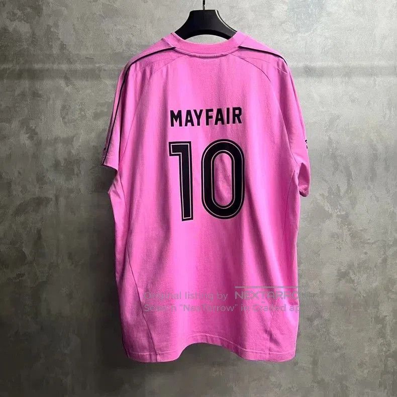 Balenciaga Balenciaga Pink Logo Print Short Sleeve T-shirt. Size US XS / EU 42 / 0 - 2 Thumbnail