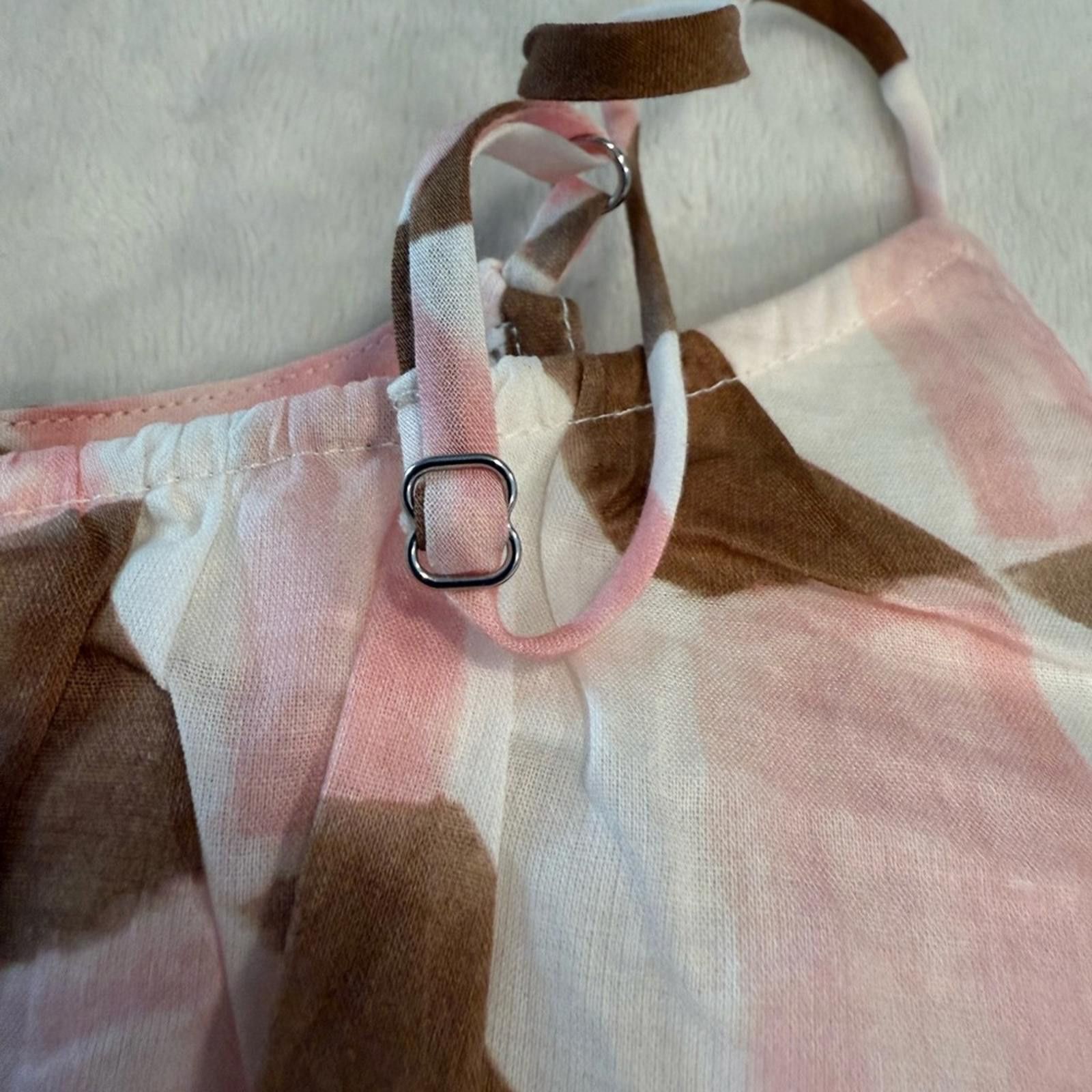 Other Banana Republic Factory crop top pink brown lined SZ XL Size XL / US 12-14 / IT 48-50 - 3 Thumbnail