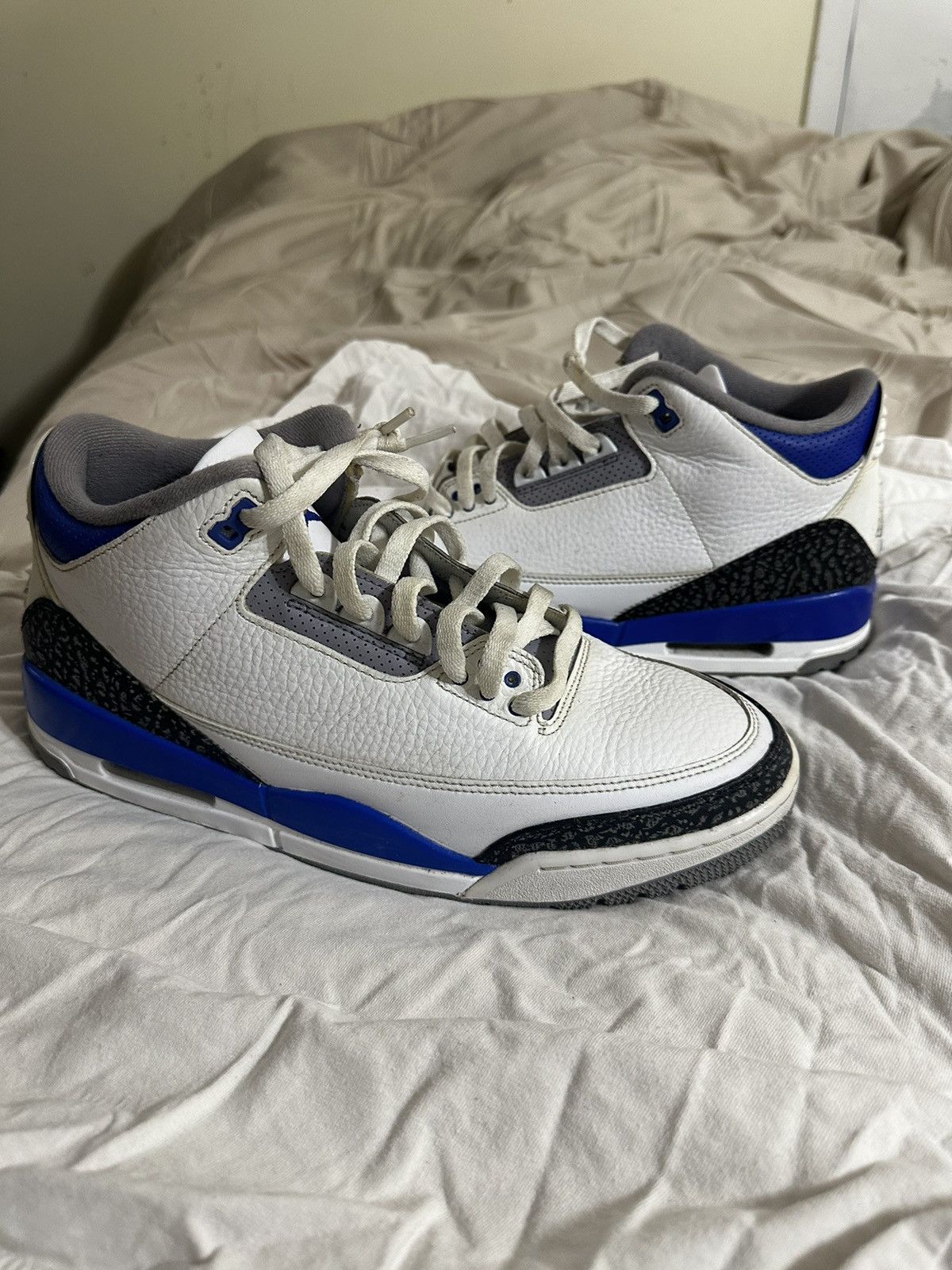 Jordan Brand Jordan Retro 3 Racer Blue Size US 12 / EU 45 - 2 Thumbnail