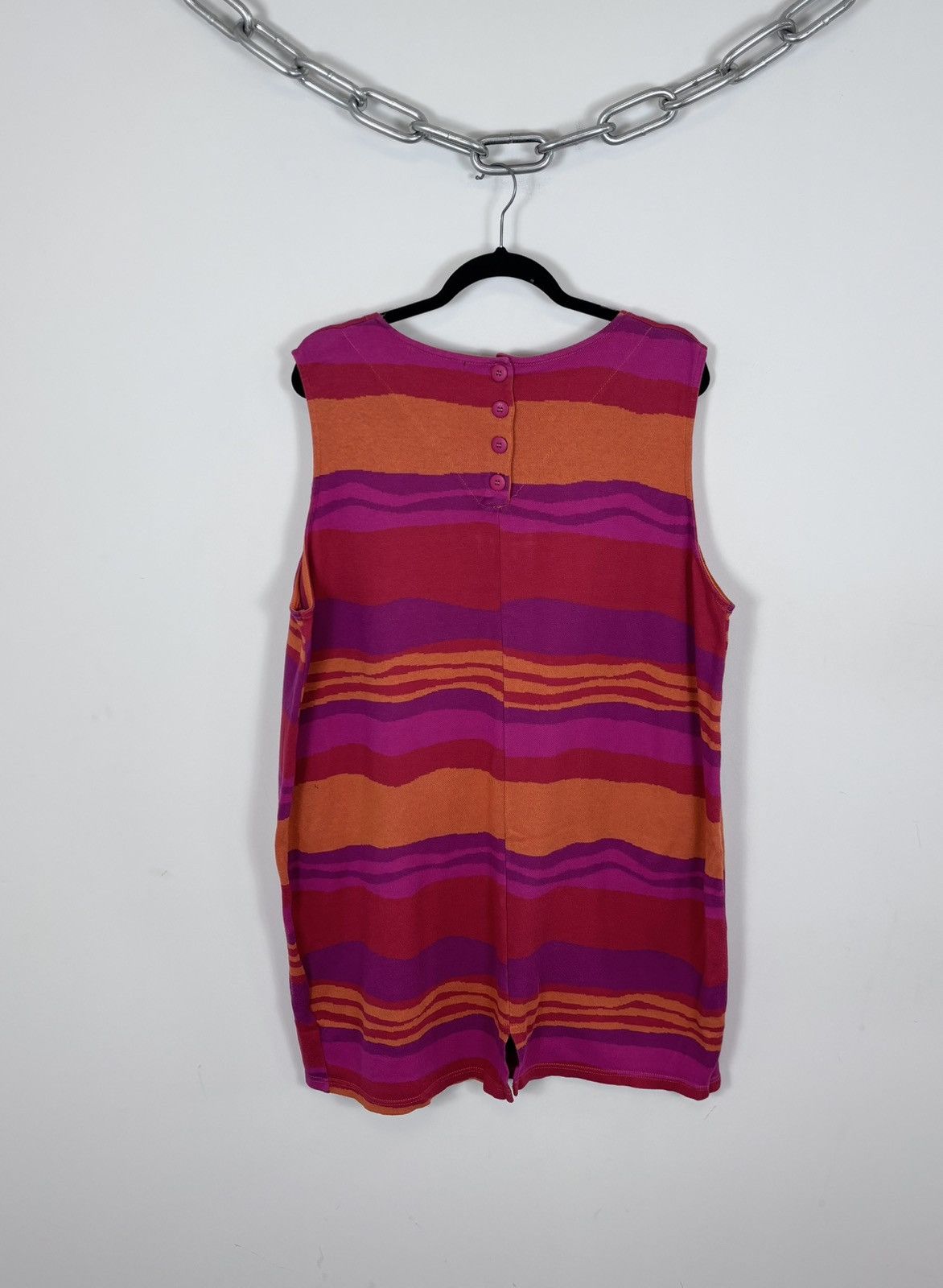 Gudrun Sjoden Gudrun Sjoden Women’s Wave Striped Pocket Tank Top Dress Size XL / US 12-14 / IT 48-50 - 10 Thumbnail