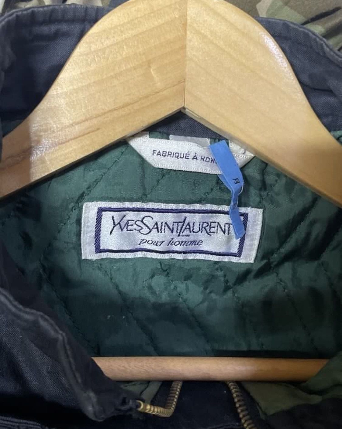 Yves Saint Laurent Archive vintage Yves Saint Laurent flight jacket style Size US L / EU 52-54 / 3 - 4 Thumbnail