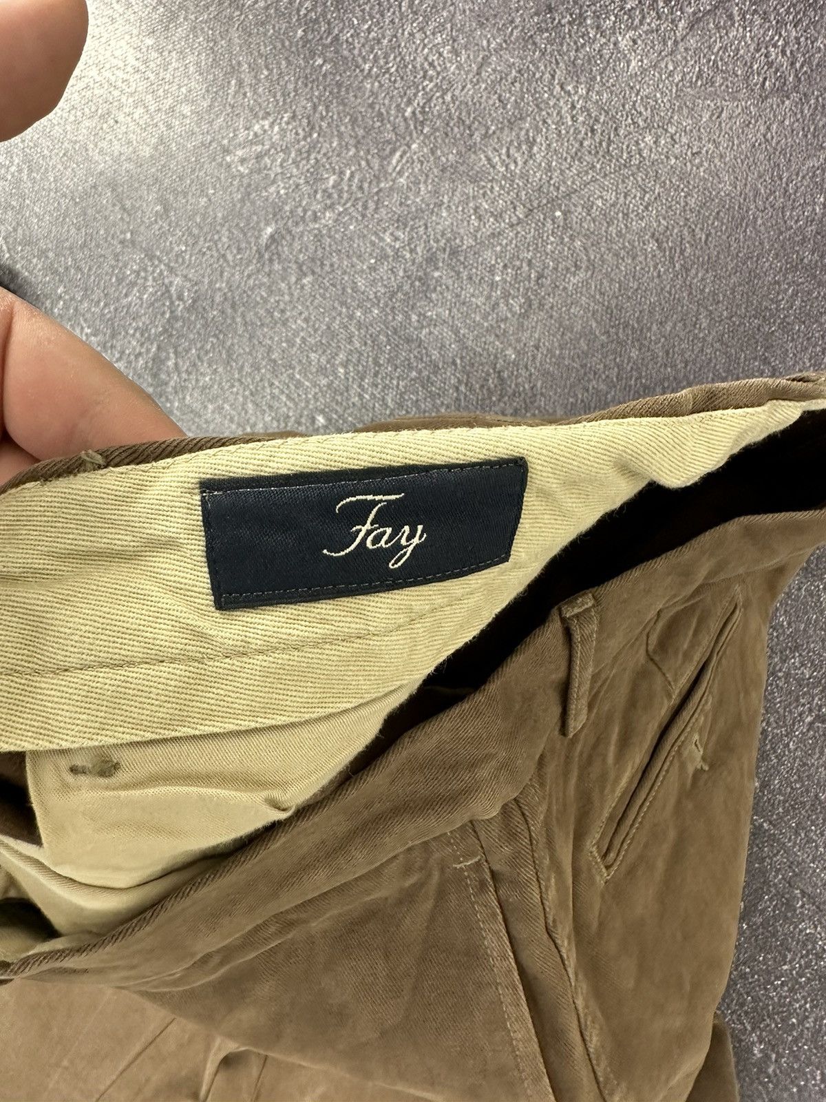 Fay × Vintage Vintage Fay Brown Luxury Baggy Pants Size US 38 / EU 54 - 9 Thumbnail