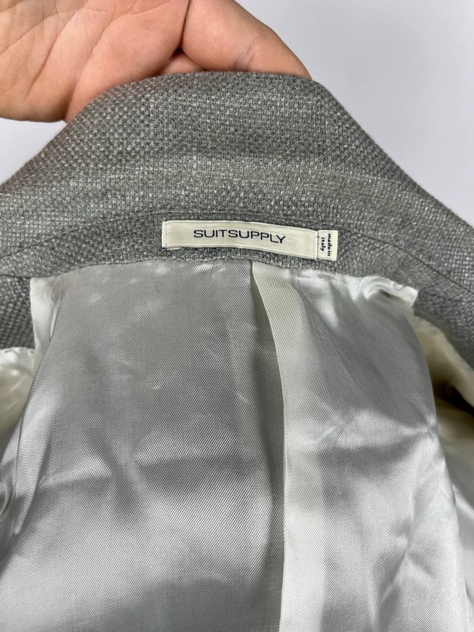 Suitsupply Suitsupply Havana Patch Wool Silk Linen Cashmere Blazer Size 44S - 9 Thumbnail