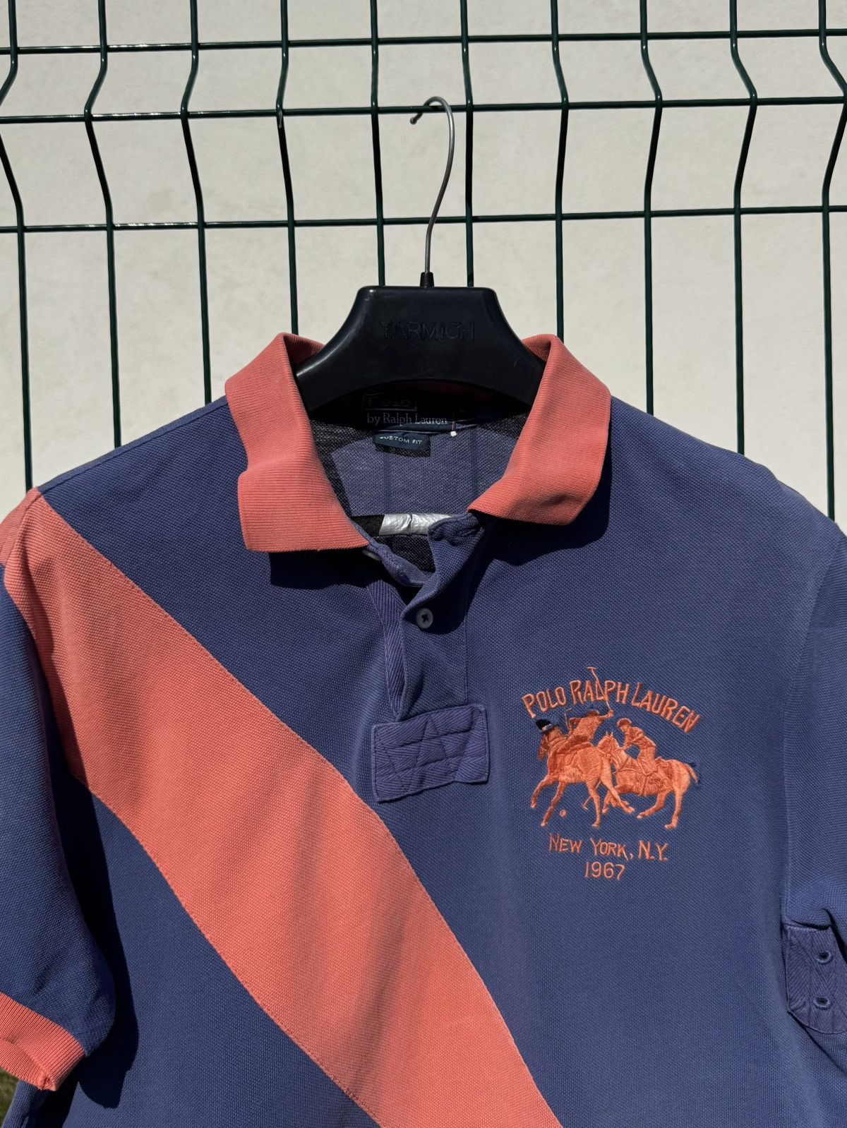 Polo Ralph Lauren Vintage 90s Polo Ralph Lauren New York 1967 Polo Shirt Size US L / EU 52-54 / 3 - 2 Thumbnail