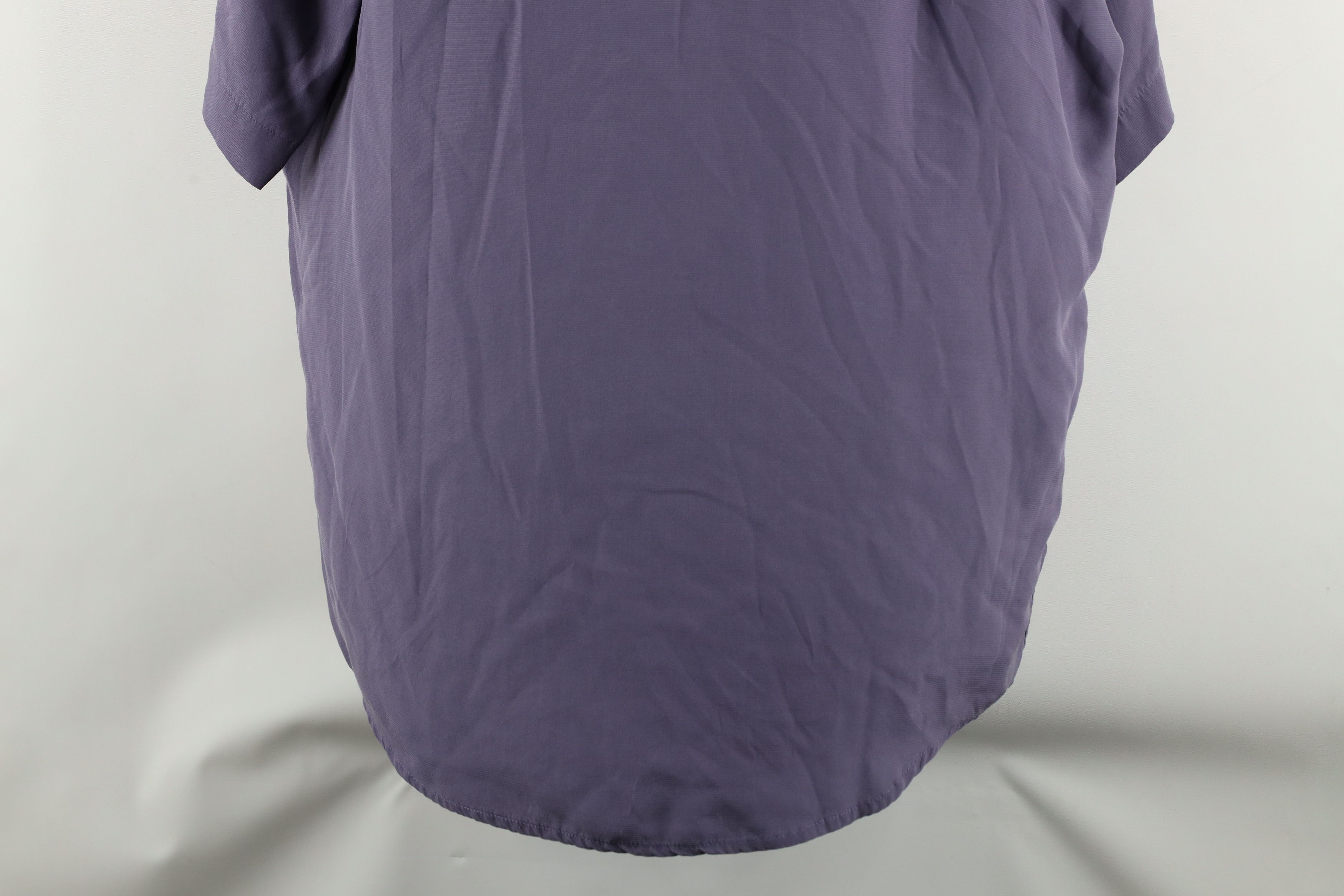 Vintage Vintage 90s Streetwear Silk Short Sleeve Button Shirt Purple Size US M / EU 48-50 / 2 - 10 Thumbnail