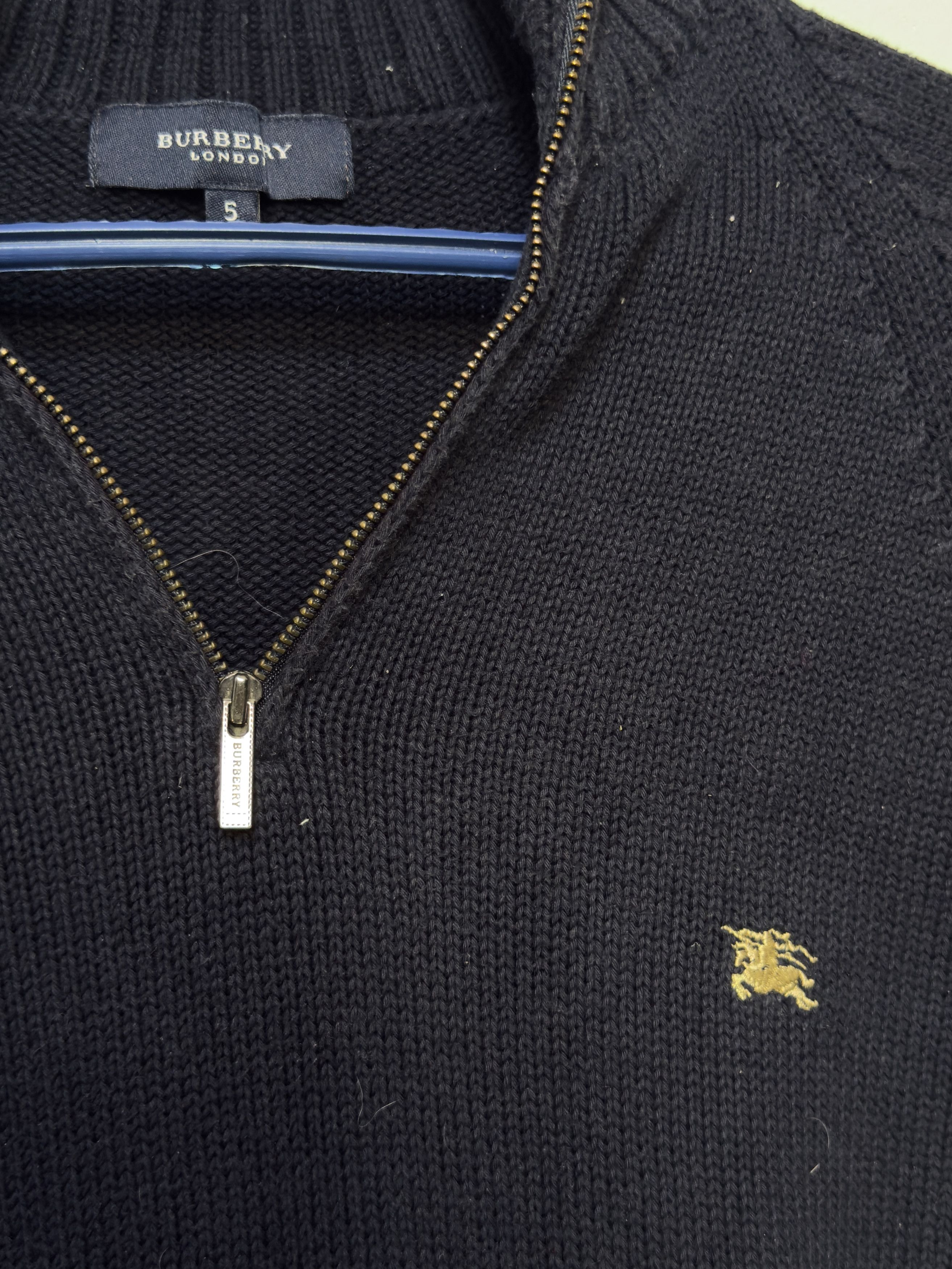 Burberry 🔥 burberry london sweater halfzip cardigan jumper Size US S / EU 44-46 / 1 - 3 Thumbnail