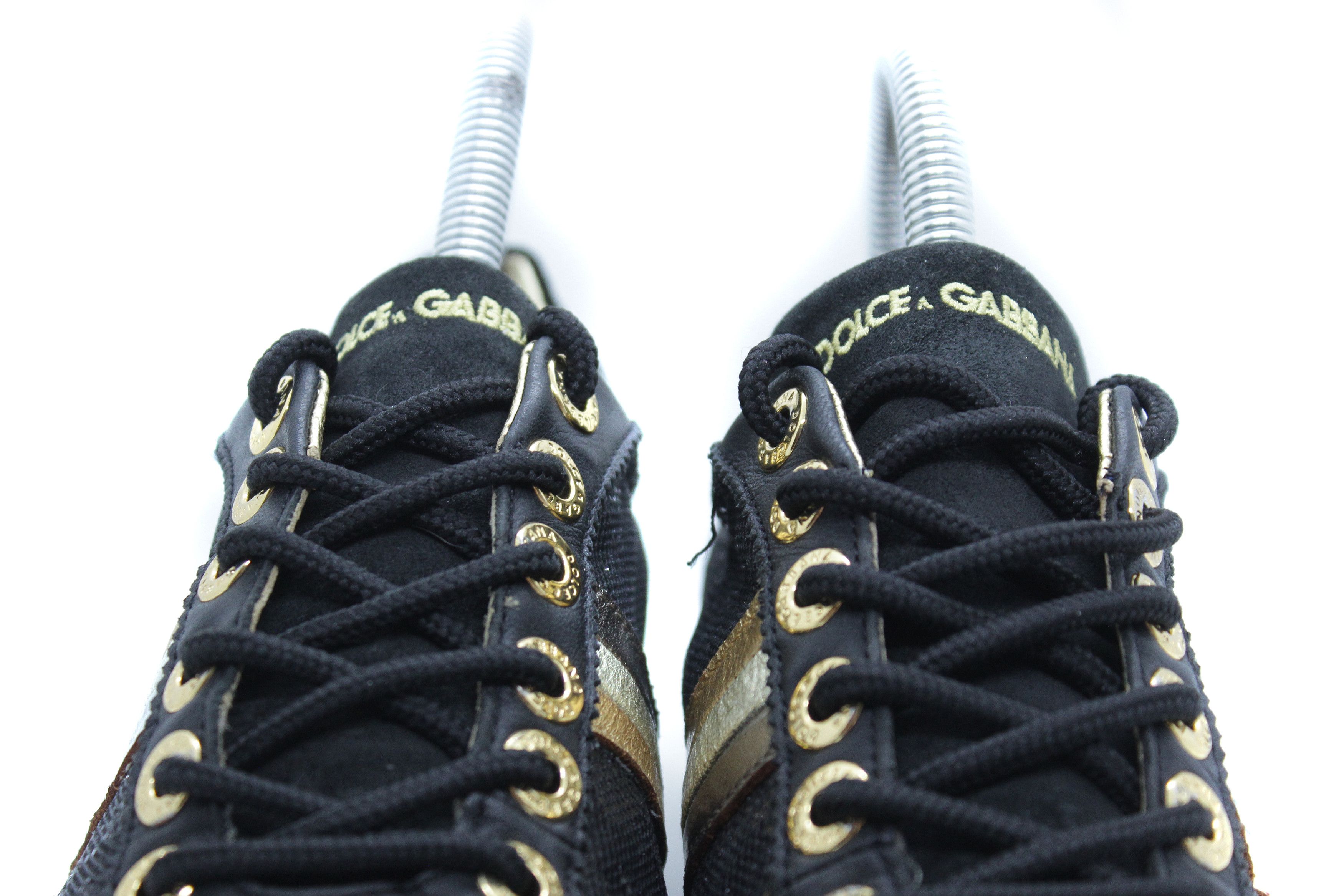 Dolce & Gabbana Y2K Low Top Shine Sneakers Size US 8 / IT 38 - 6 Thumbnail