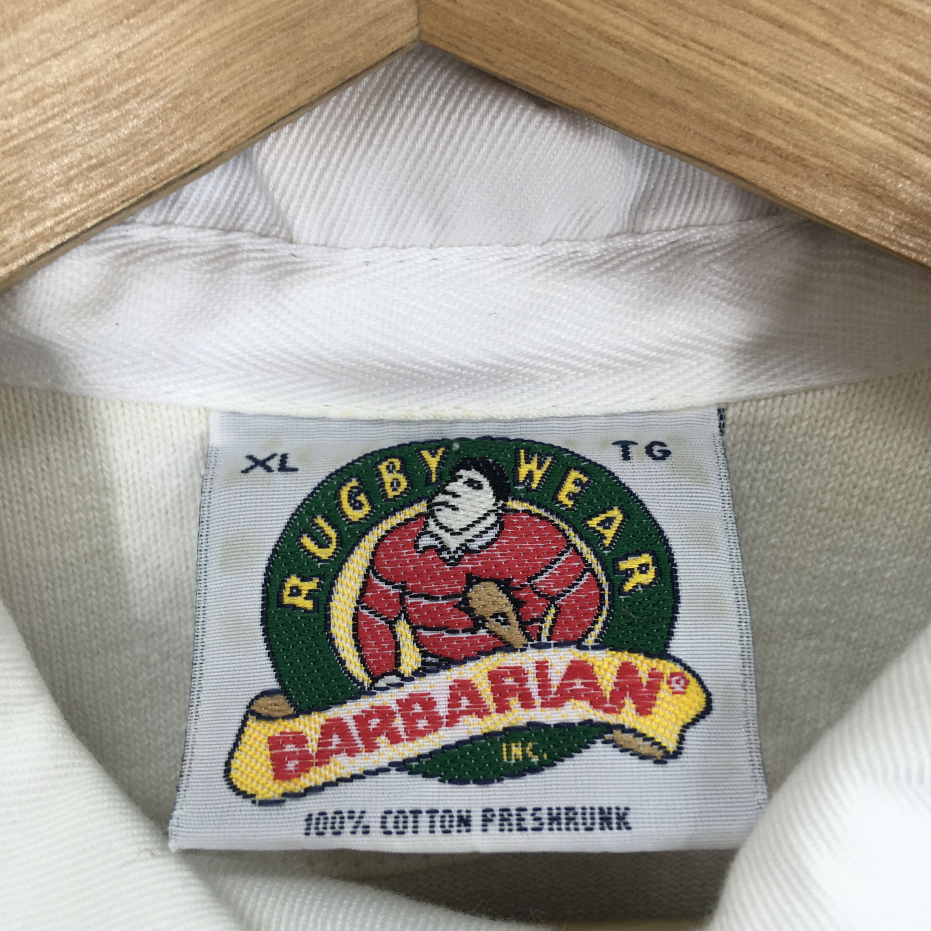 Barbarian Vintage 90's Fieldstone Polo Rugby Shirt Sportswear Size US XL / EU 56 / 4 - 11 Thumbnail