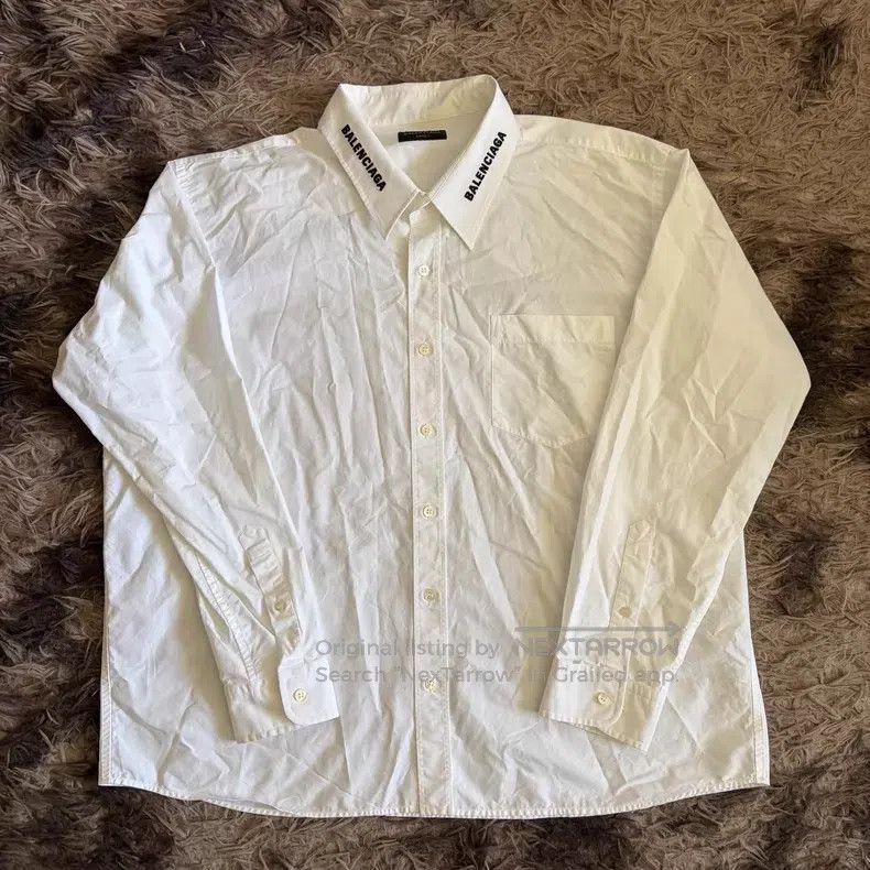 Balenciaga Balenciaga White Shirt Size US S / EU 44-46 / 1 - 1 Thumbnail