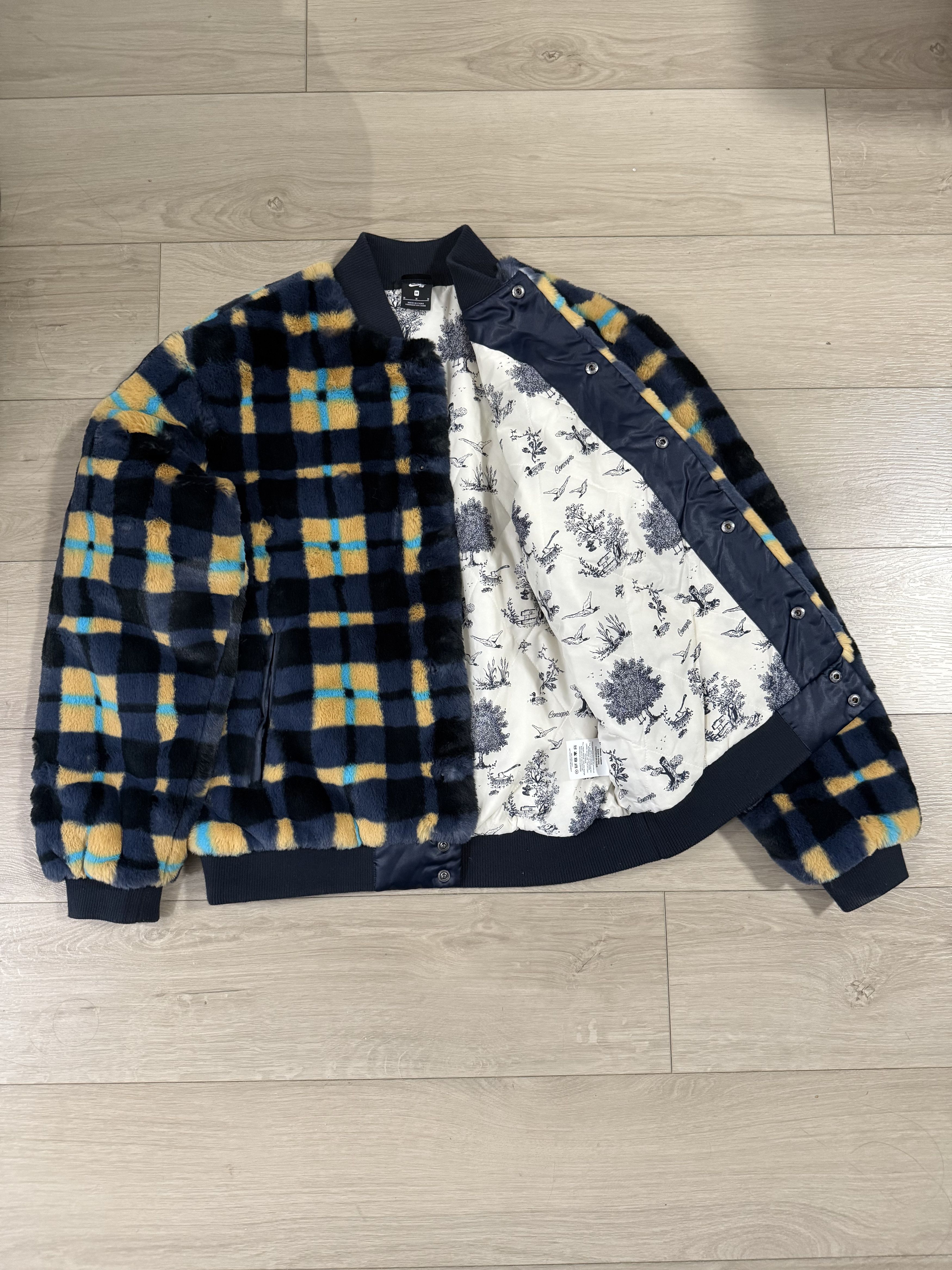 CNCPTS × Nike Nike x Concepts Mallard Turducken Faux Fur Jacket Size US M / EU 48-50 / 2 - 1 Thumbnail