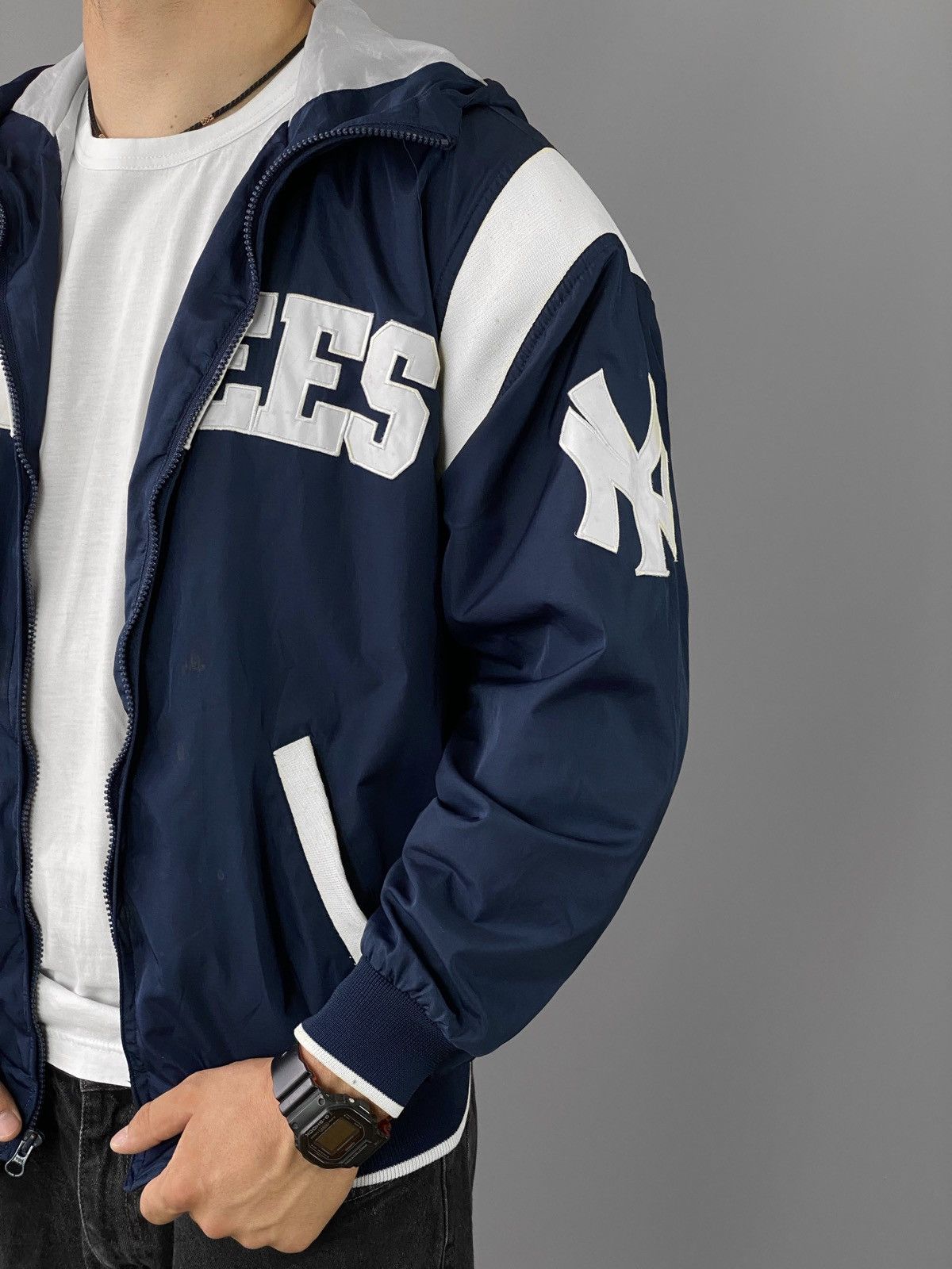 MLB × New York Yankees × Starter Vintage Yankees Jacket Genuine Merchandise Size US M / EU 48-50 / 2 - 4 Thumbnail