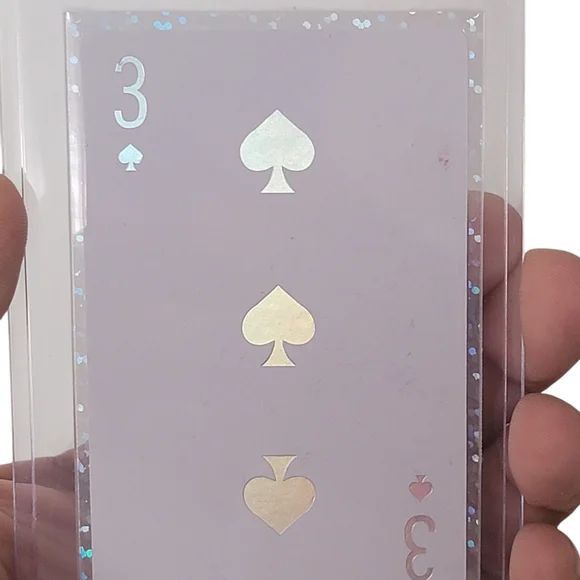 Dior Dior JOY 3 Of Spades Holographic Glitter Playing Card Size ONE SIZE - 2 Thumbnail
