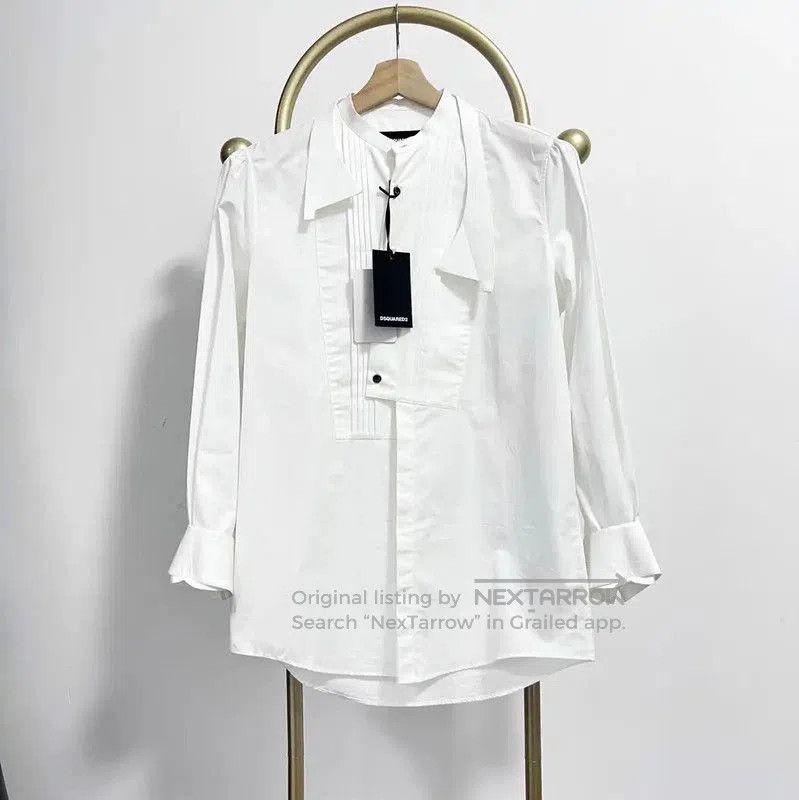 DSQUARED2 Women's Long Sleeve White Shirt .