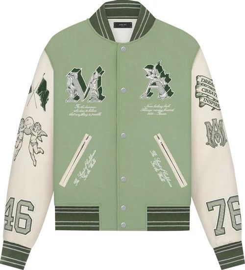 Amiri o1h1sh10624 Jacket in Green Size US L / EU 52-54 / 3 - 1 Thumbnail