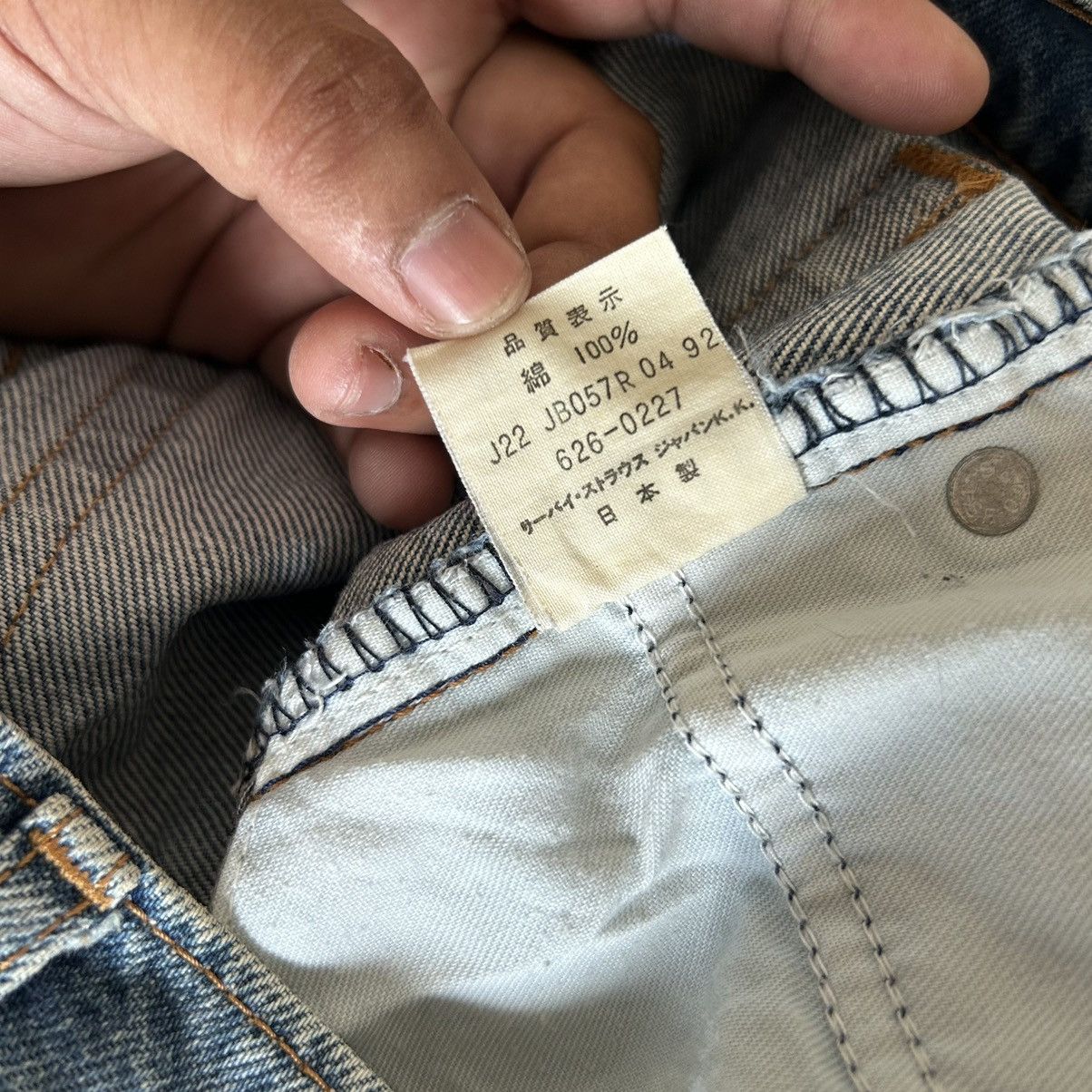 Levi's Vintage Levi’s 90s Japanese Washed Blue Distressed Denim Size US 33 - 13 Thumbnail