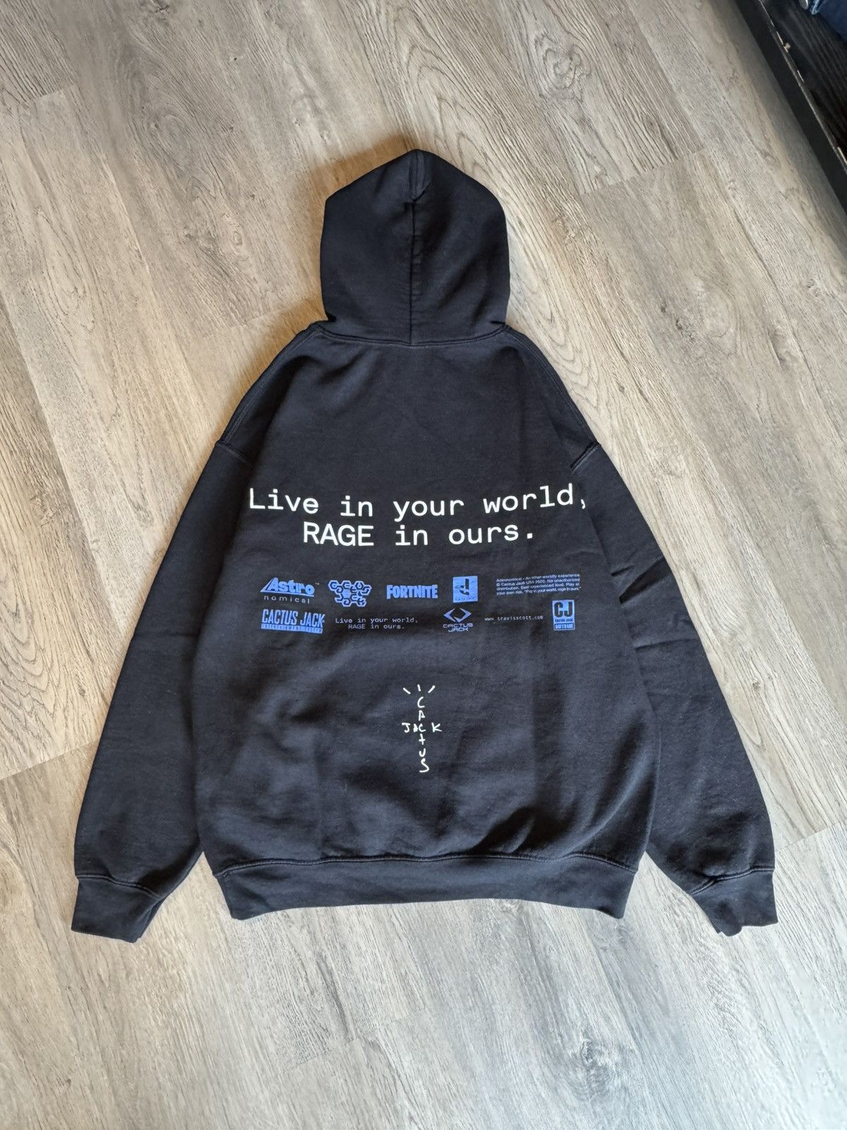 Travis Scott CACTUS JACK BY TRAVIS SCOTT PULLOVER WORLD HOODIE Size US M / EU 48-50 / 2 - 5 Thumbnail