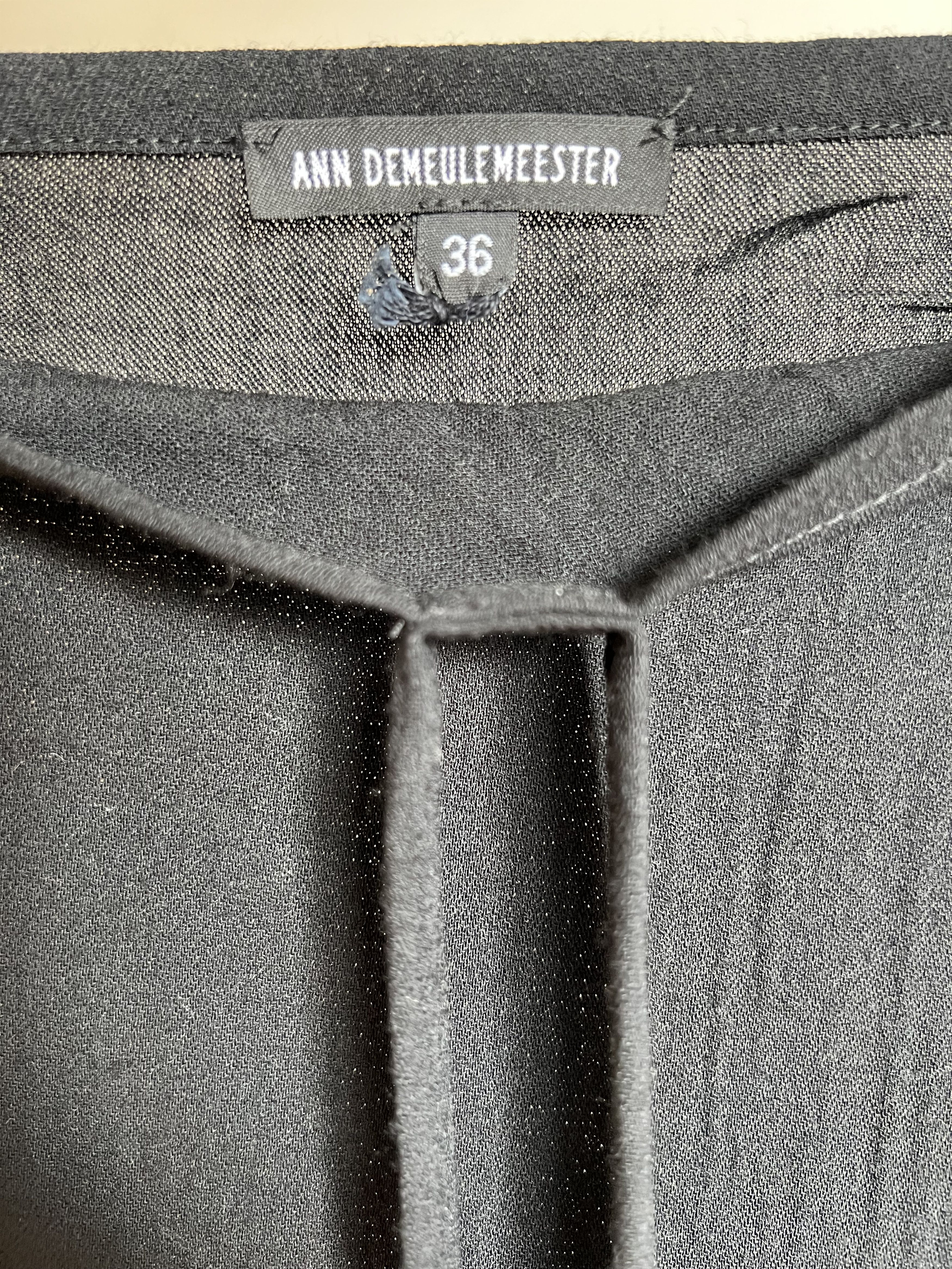 Ann Demeulemeester Ann Demeulemeester - VIRGIN WOOL Wrap Mini Skirt Size 36" / US 14 / IT 50 - 5 Thumbnail
